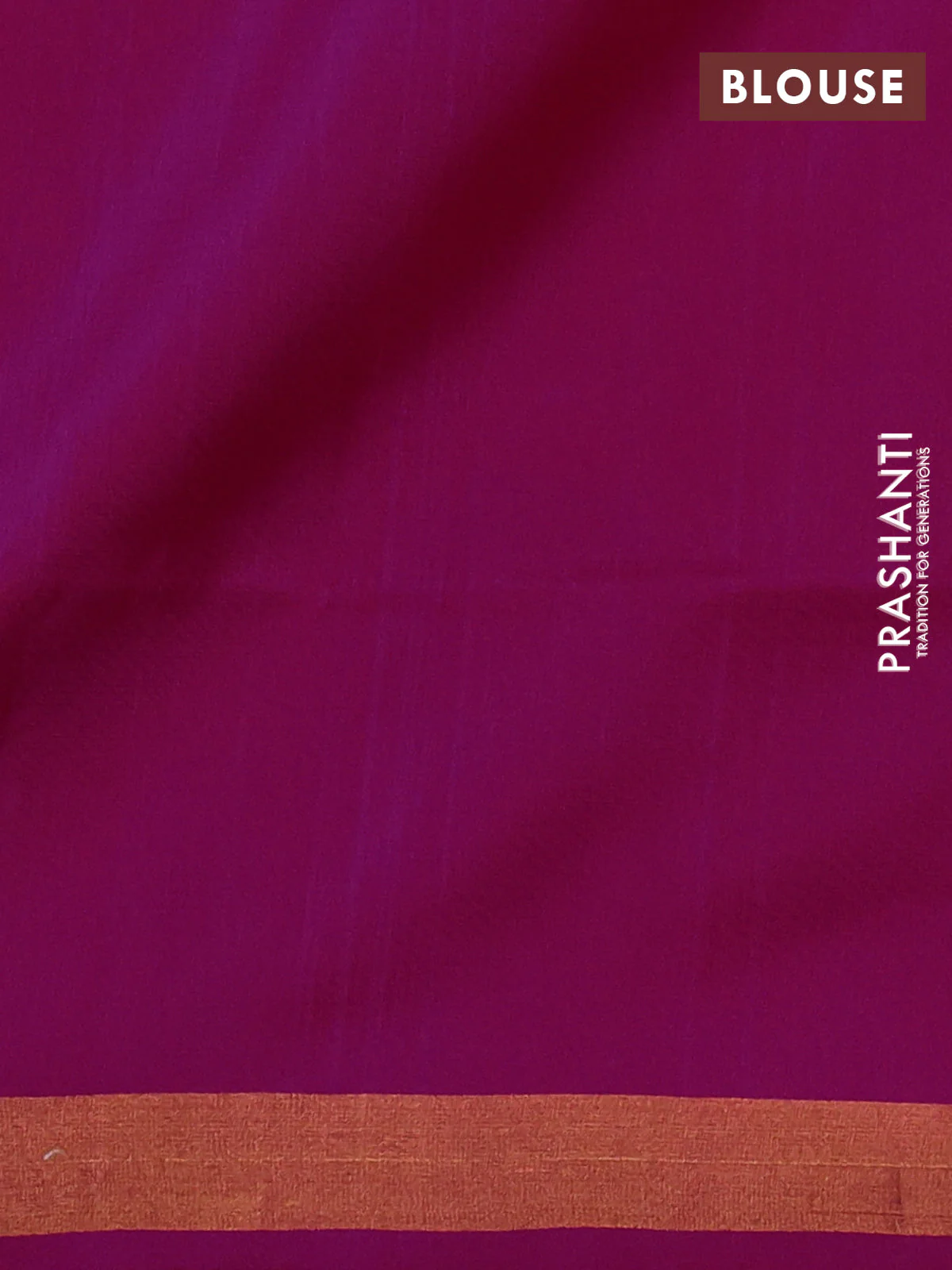 Pure uppada silk saree magenta pink with silver & gold zari woven thilak buttas and jamdhani design pallu - Image 3