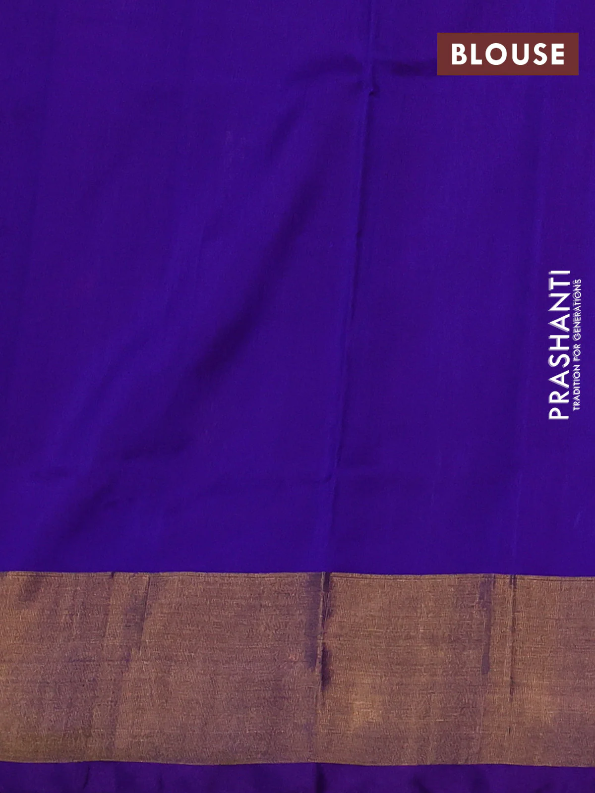 Pure uppada silk saree maroon and violet with silver & gold zari woven buttas and jamdhani design pallu - Image 3