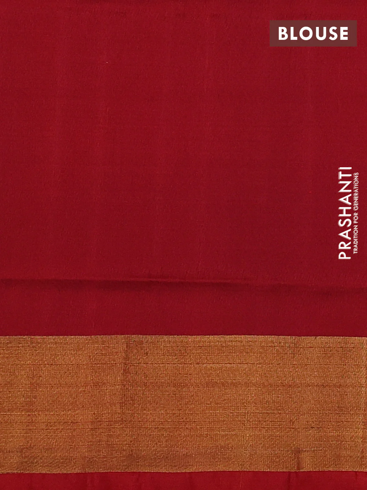 Pure uppada silk saree peacock blue and red with silver & gold zari woven thilak buttas and jamdhani design pallu - Image 3