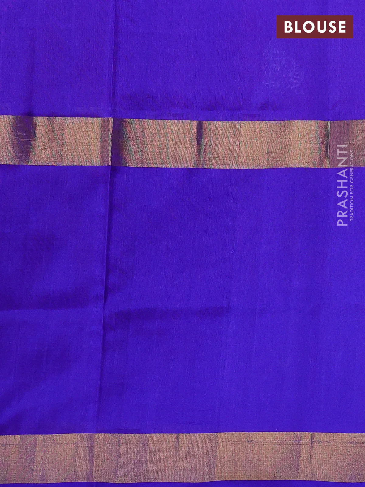 Pure uppada silk saree pink and blue with silver zari woven buttas and long zari woven butta border - Image 3