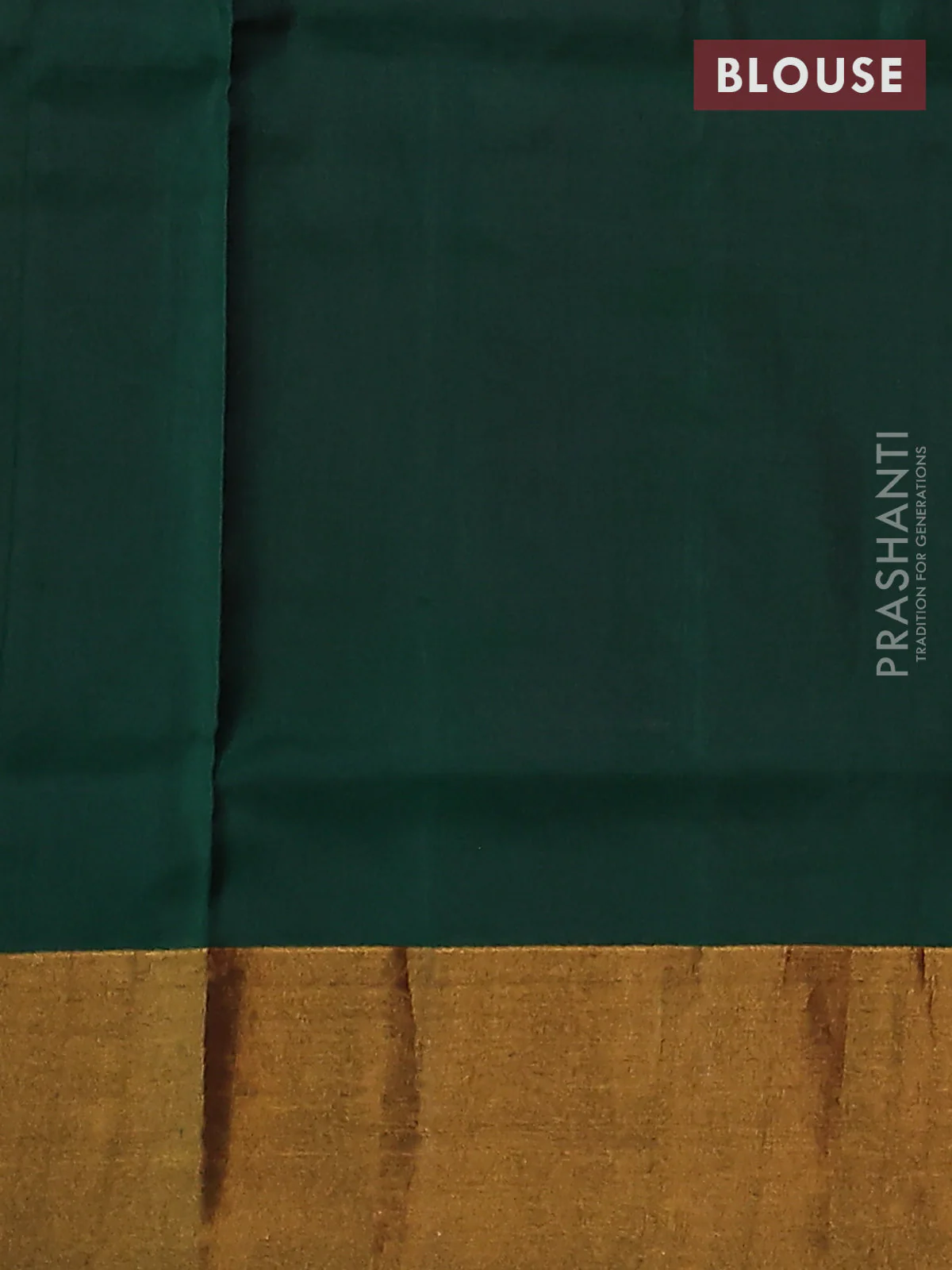 Pure uppada silk saree pink and green with silver & gold zari woven buttas and zari woven border - Image 3