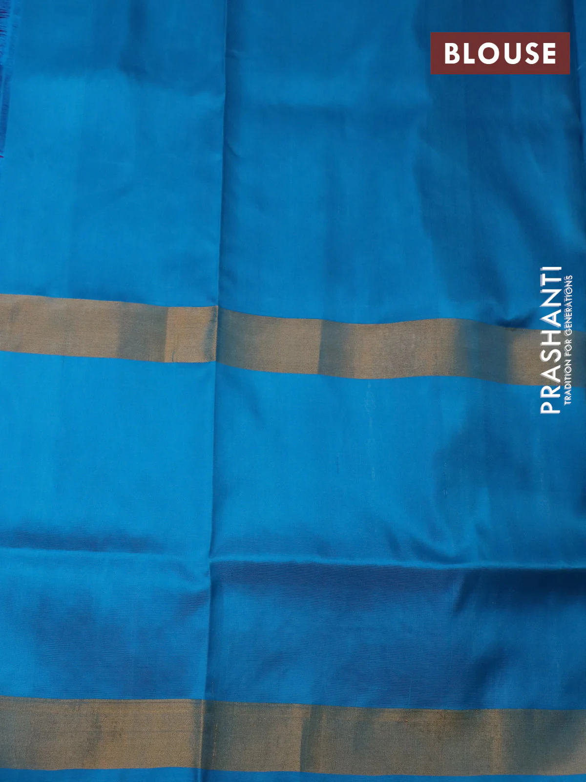 Pure uppada silk saree purple and dual shade of cs blue with zari woven buttas and long zari woven border - Image 4