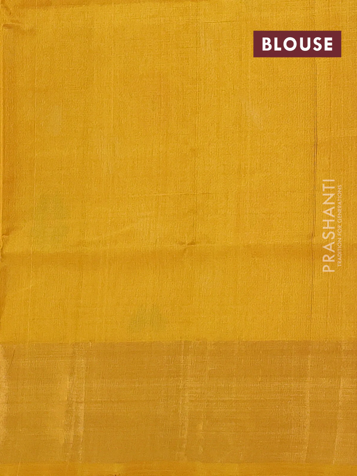 Pure uppada silk saree red and mustard yellow with silver & gold zari woven buttas and zari woven border - Image 3
