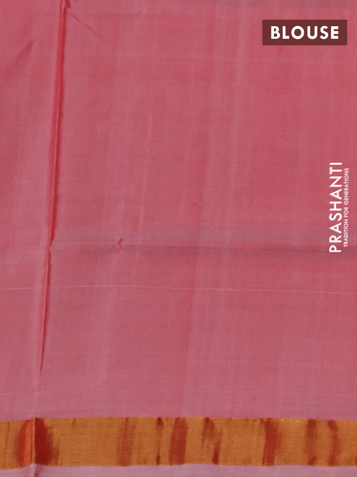 Pure uppada silk saree red shade with silver & gold zari woven thilak buttas and jamdhani design pallu - Image 3