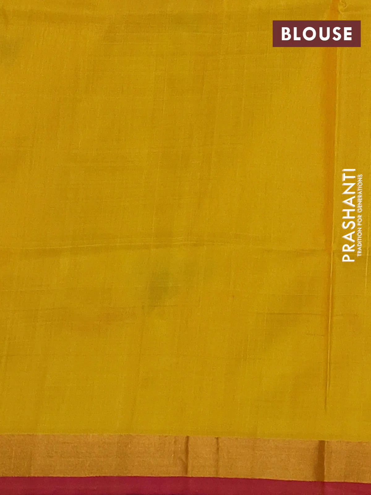 Pure uppada silk saree yellow and pink with thread & zari woven buttas and jamdhani design pallu - Image 3