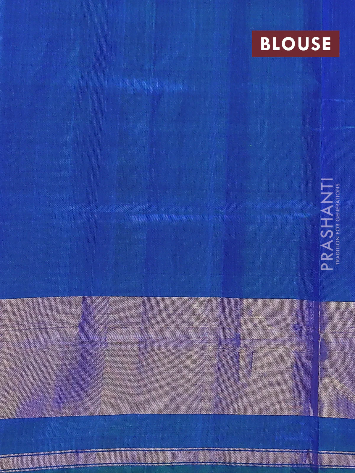 Rajkot patola silk saree dual shade of greenish blue with allover ikat weaves and ikat woven zari border - Image 4