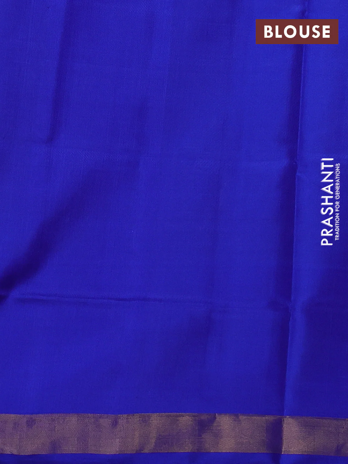 Rajkot patola silk saree green and royal blue with allover ikat weaves and ikat woven zari border - Image 4