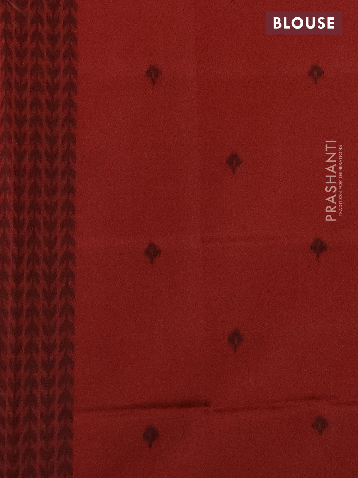Sambalpuri semi silk saree pale orange and rustic orange with allover leheriya ikat weaves and patola printed border - Image 3