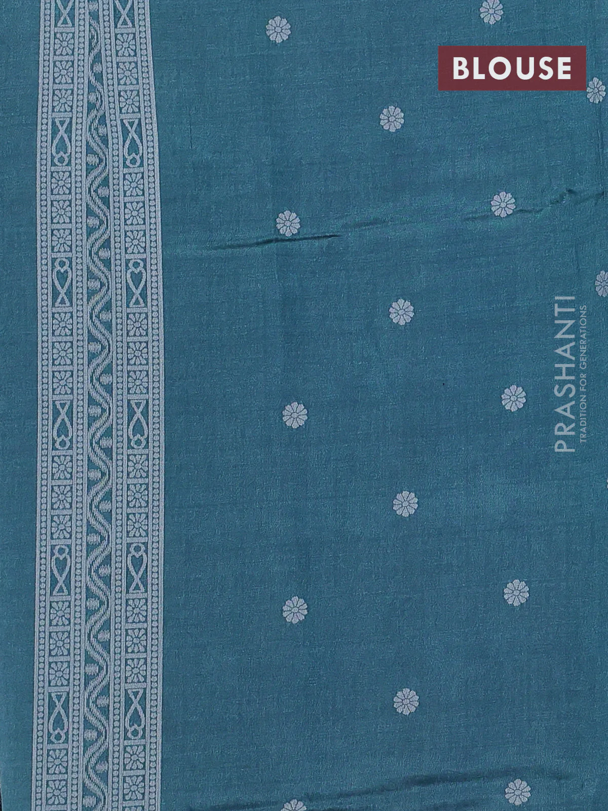 Sambalpuri semi silk saree wine shade and peacock green with allover ikat weaves and thread woven border - Image 3
