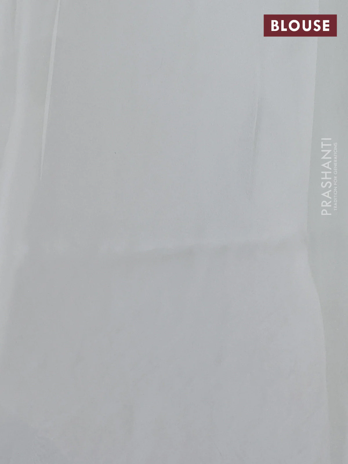 Satin Organza saree off white with plain body and floral design cut work border - Image 6
