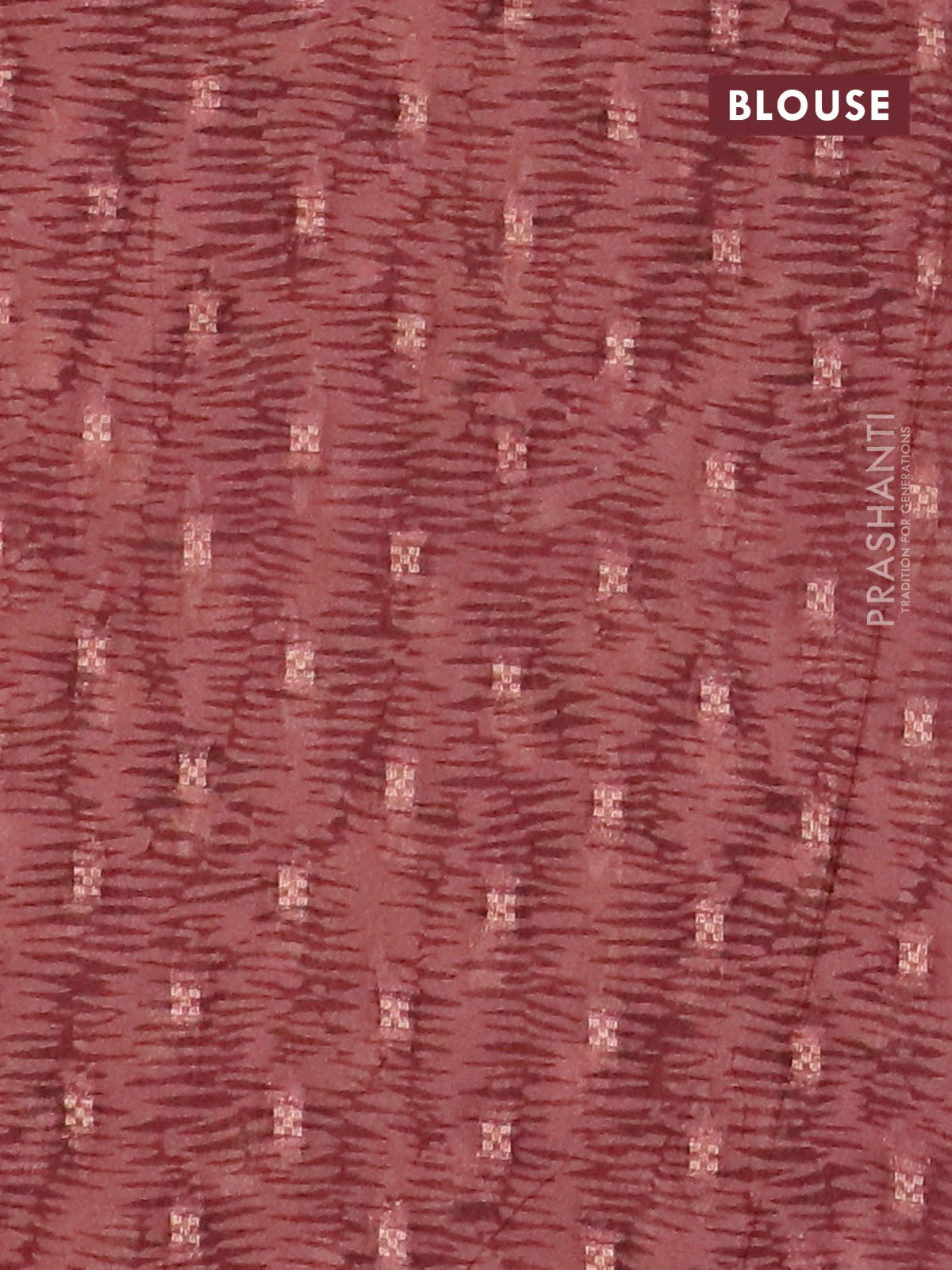 Semi crepe saree dark mustard and pastel brown with kalamkari prints & zari stripes and zari woven border - Image 4