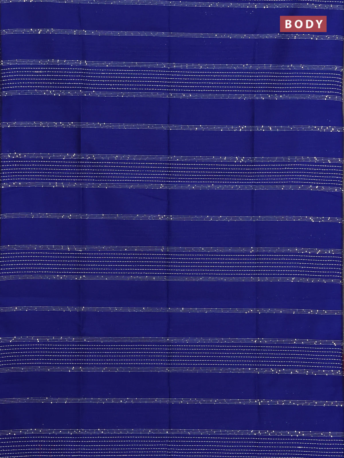 Semi dupion saree blue and pink with allover sequin work in borderless style - Image 2
