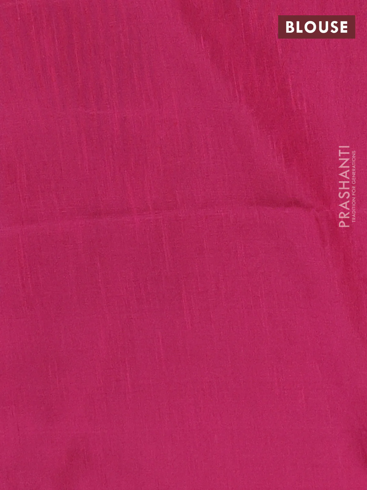 Semi dupion saree blue and pink with allover zari stripes pattern and zari woven border - Image 4