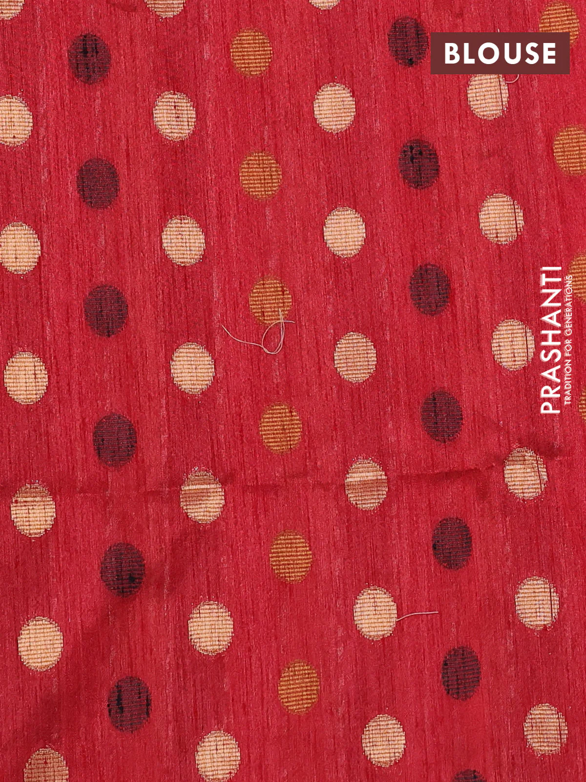 Semi dupion saree maroon and multi colour with allover kantha stitch work and zari woven border - Image 3