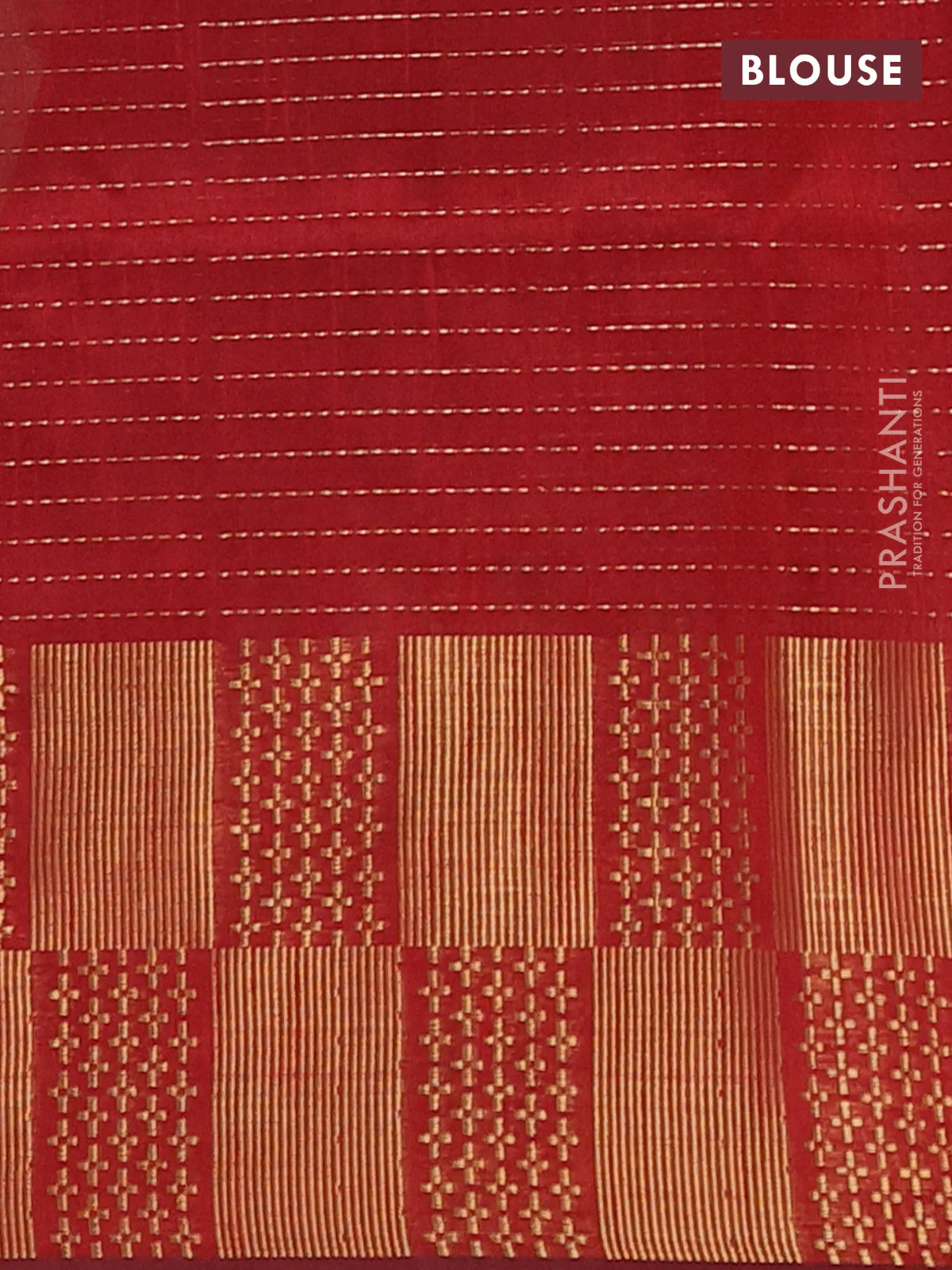 Semi dupion saree pastel green and maroon with allover zari stripes pattern and zari woven border - Image 4