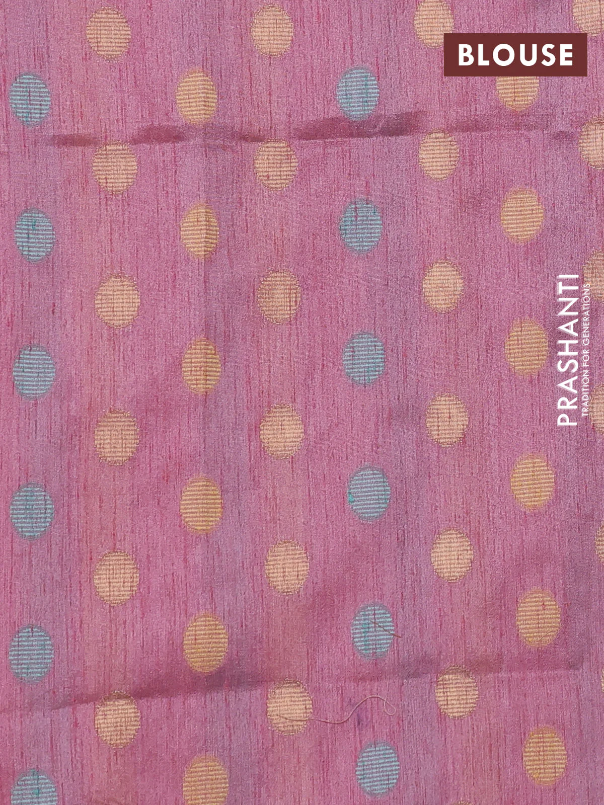 Semi dupion saree pastel pink and multi colour with allover kantha stitch work and zari woven border - Image 3