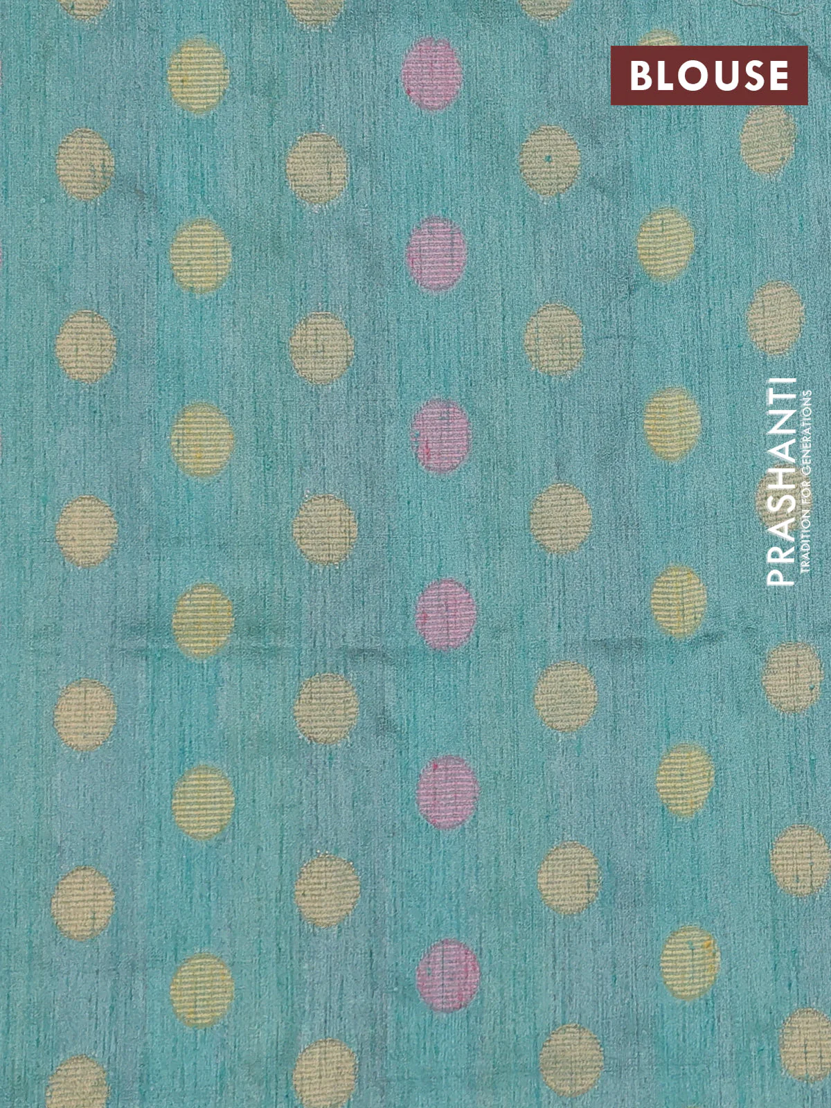 Semi dupion saree teal green shade and multi colour with allover kantha stitch work and zari woven border - Image 3
