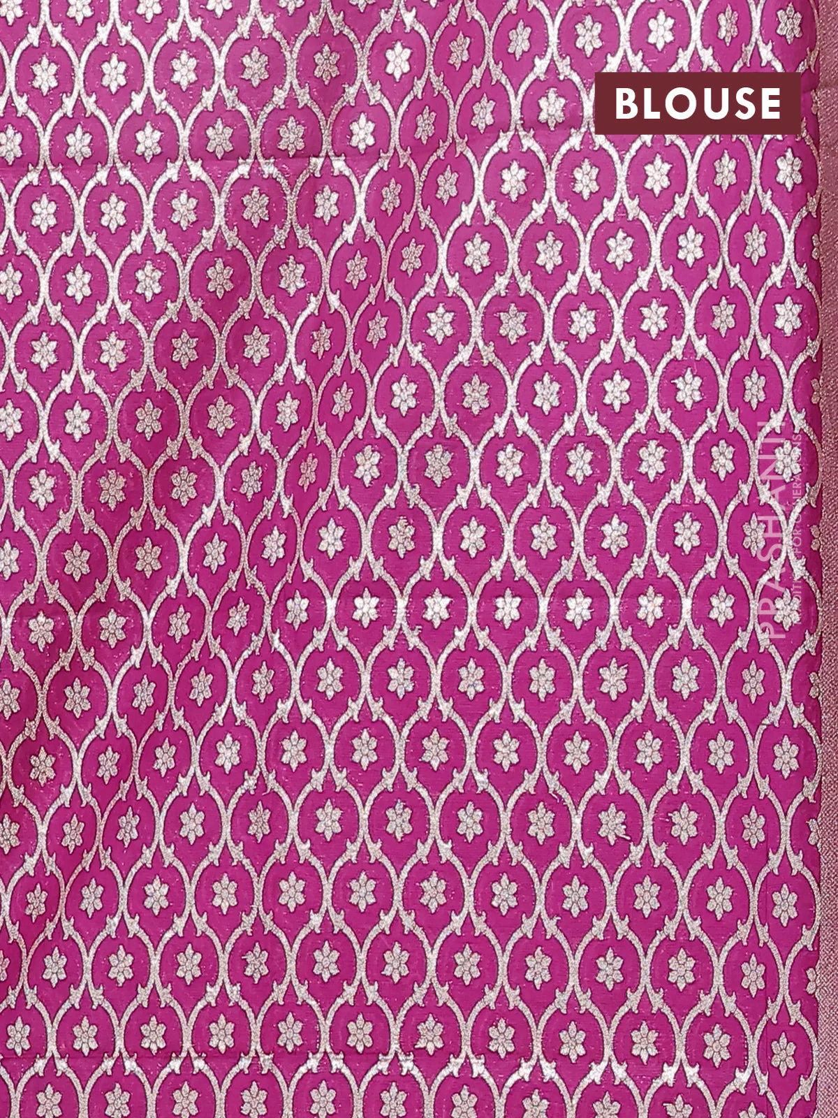 Semi mangalgiri saree pastel green and purple with plain body and zari woven border - Image 4