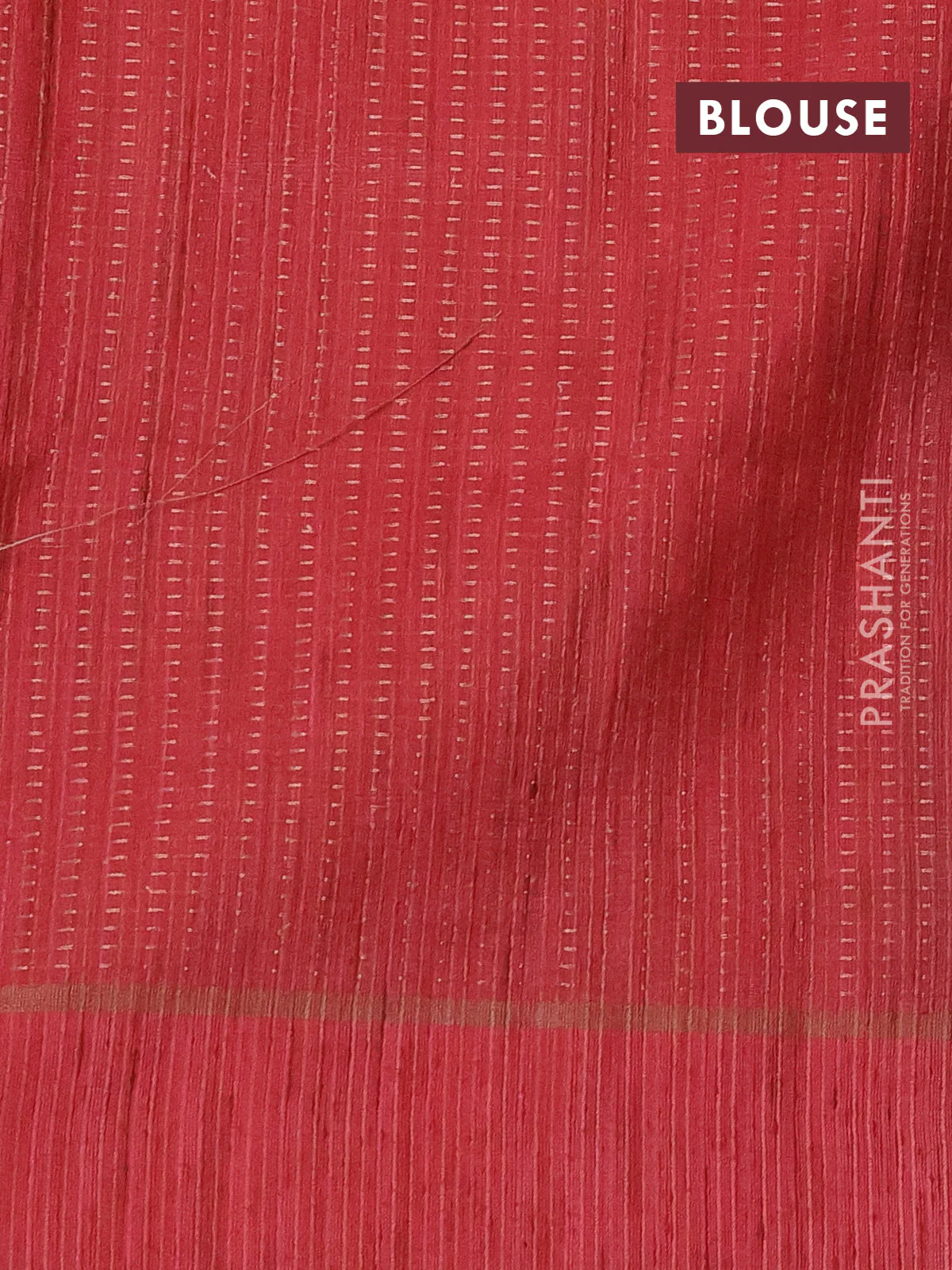 Semi matka saree black and red with allover zari weaves and rettapet zari woven border - Image 3