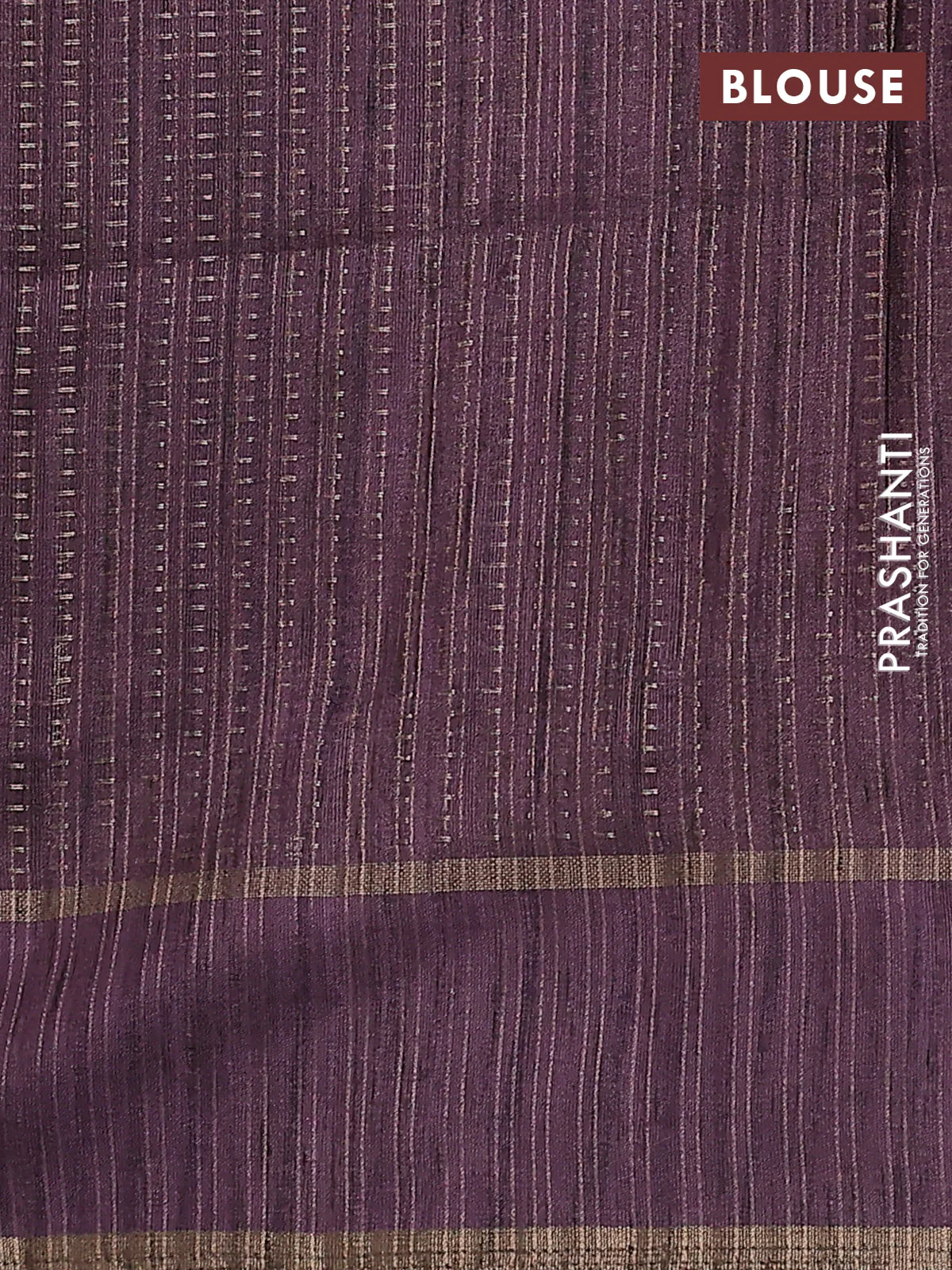 Semi matka saree mauve pink with allover zari weaves and rettapet zari woven border - Image 3