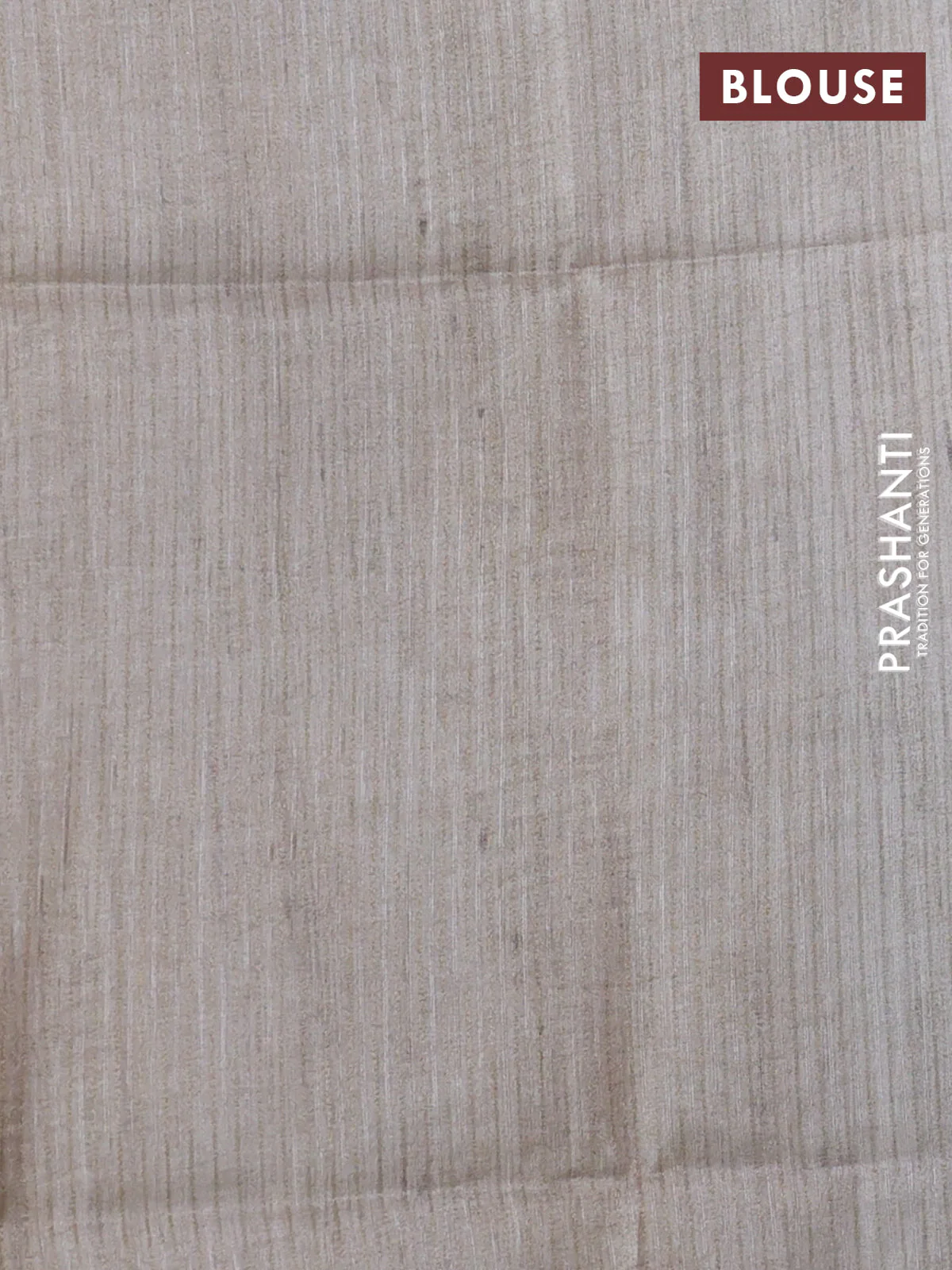 Semi matka saree multi colour and beige with allover geometric prints and zari woven border - Image 3