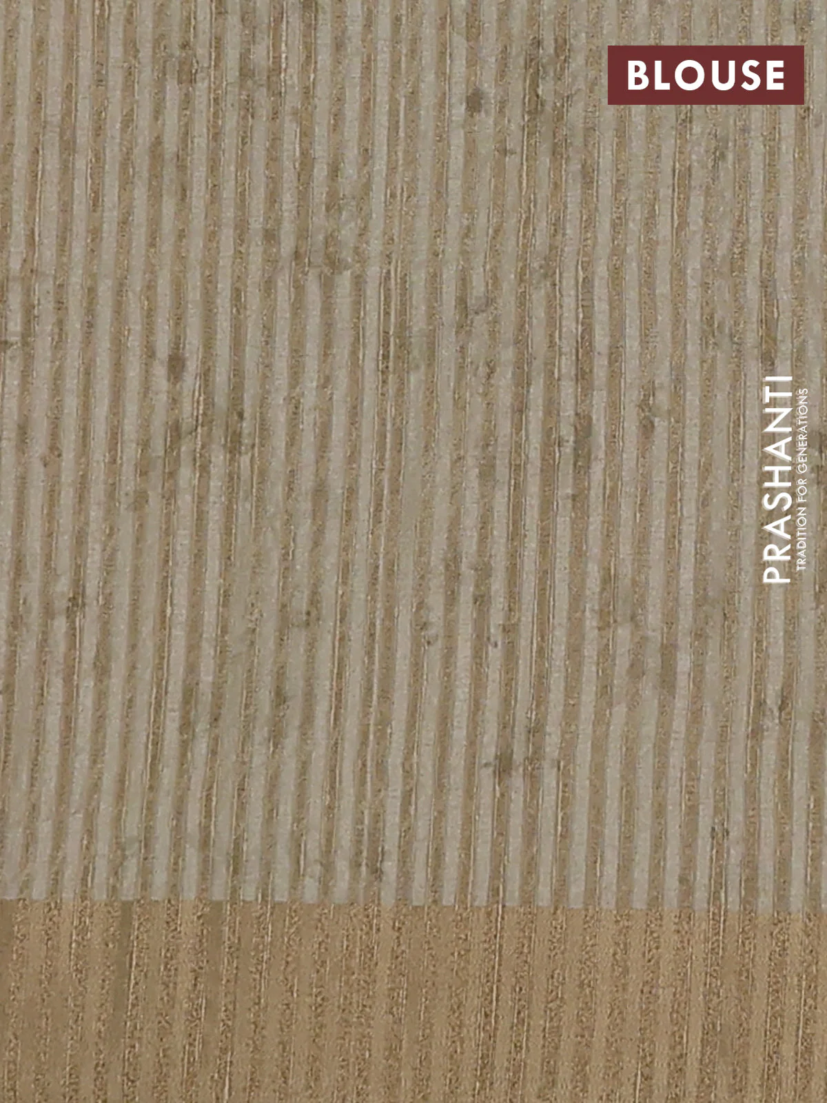Semi matka saree pista green with allover floral prints & sequence work and zari woven border - Image 4