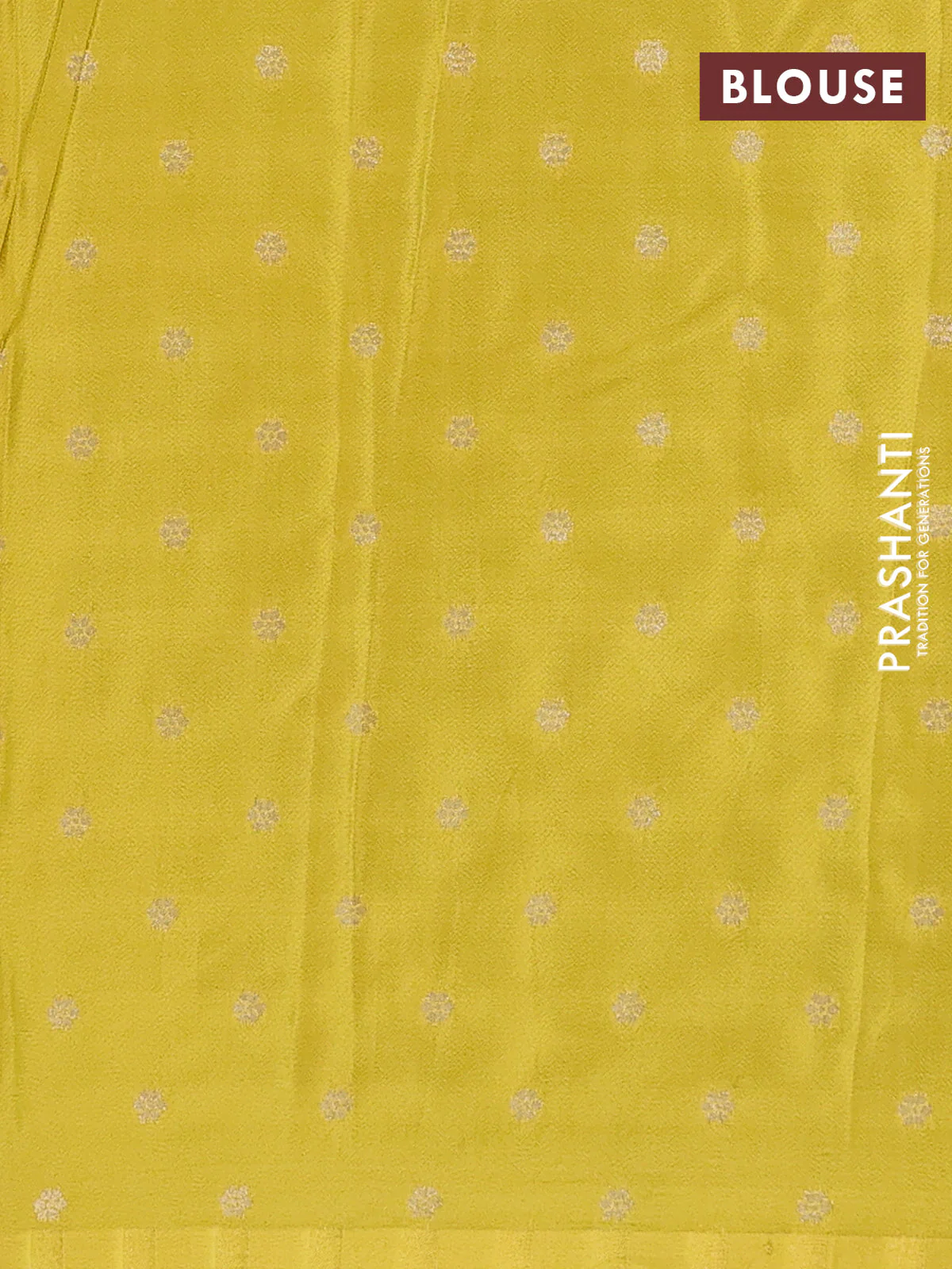 Semi mysore silk saree lime green with plain body and zari woven border - Image 4