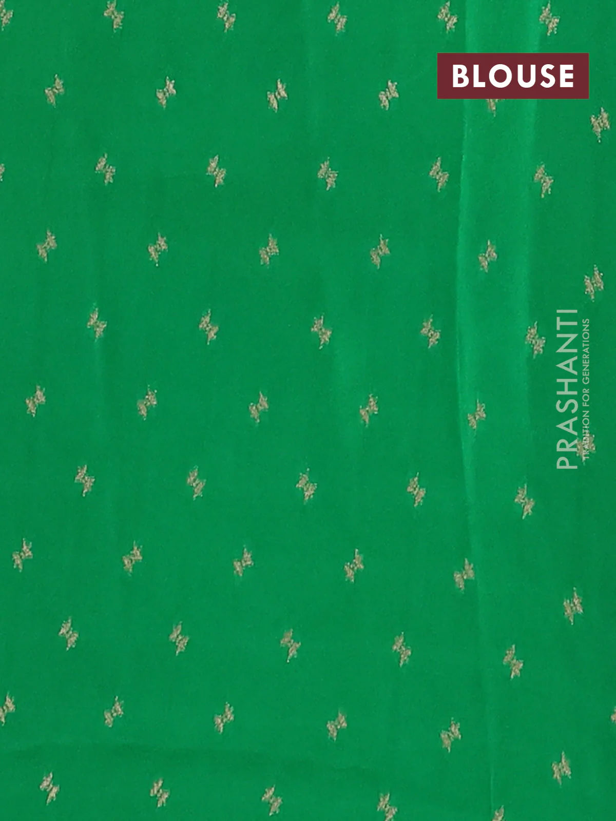 Semi mysore silk saree lime yellow and green with half & half style and long zari woven border - Image 4