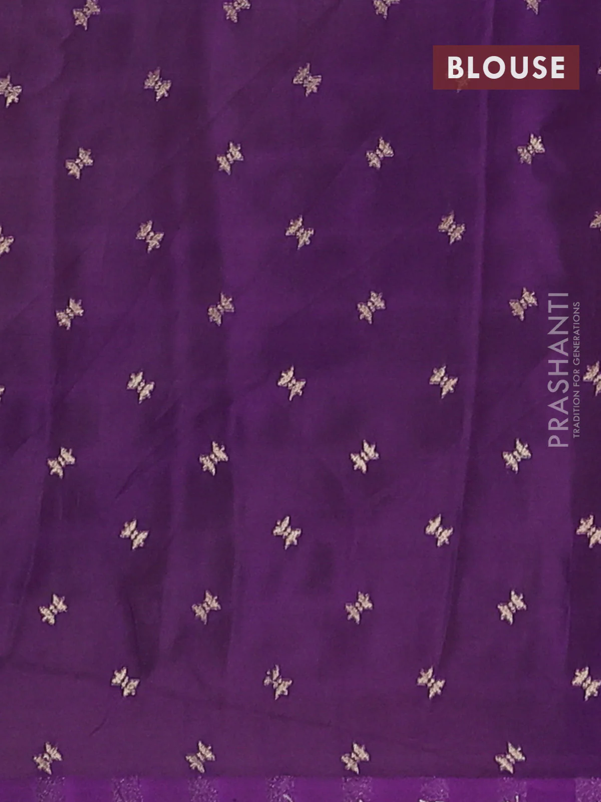 Semi mysore silk saree lime yellow and violet with allover zari woven brocade weaves and zari woven border - Image 4