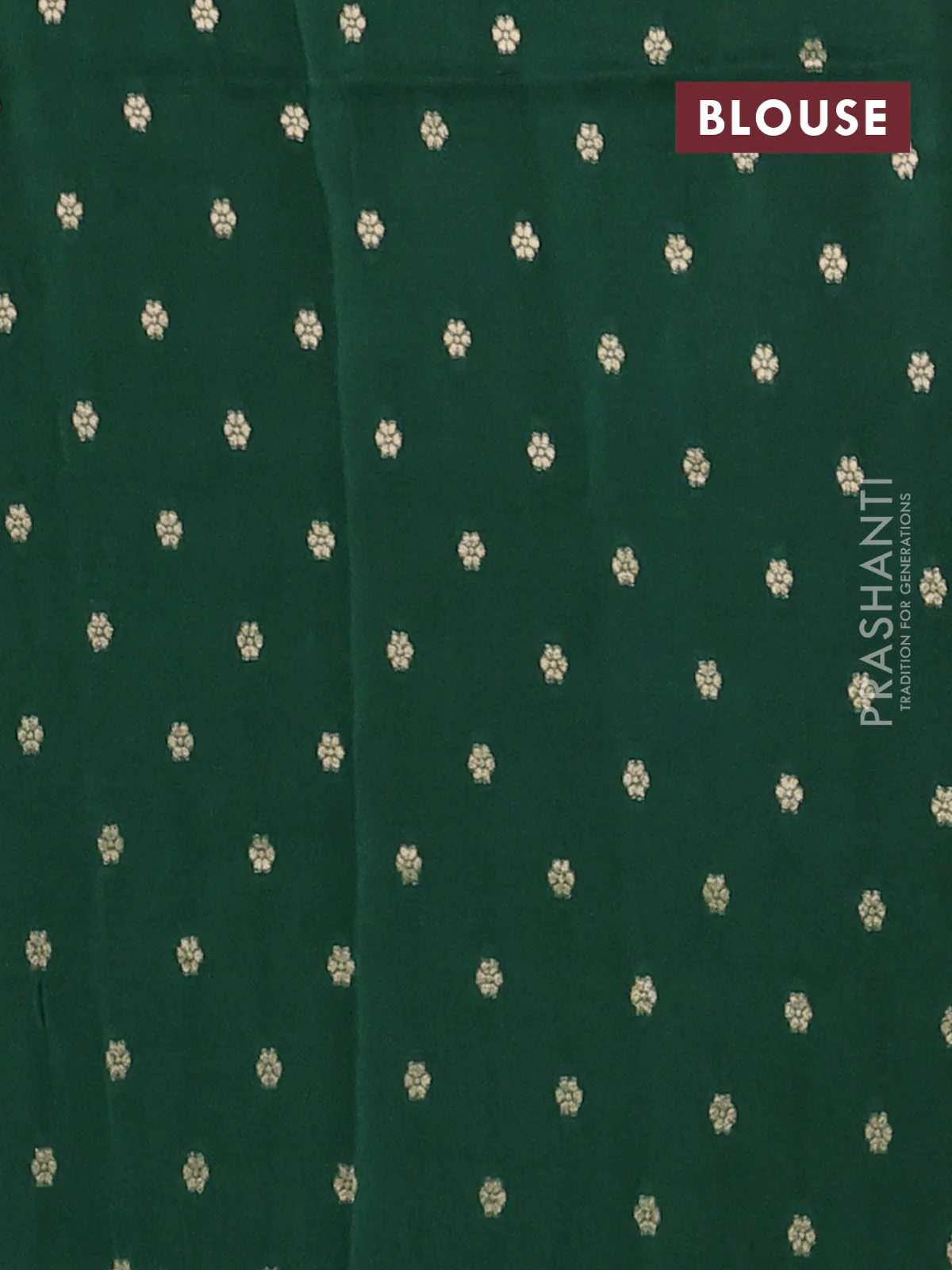 Semi mysore silk saree mauve pink and green with half & half style and long zari woven border - Image 4
