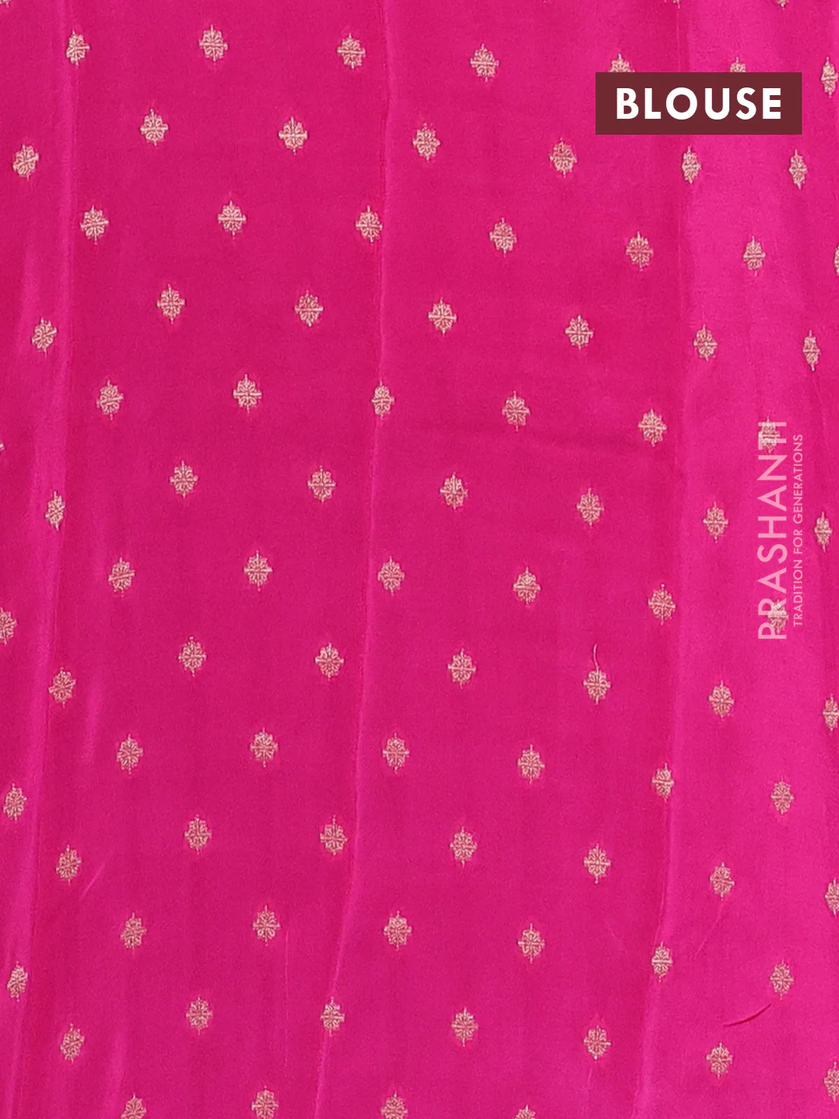 Semi mysore silk saree navy blue and pink with plain body and long zari woven border - Image 4