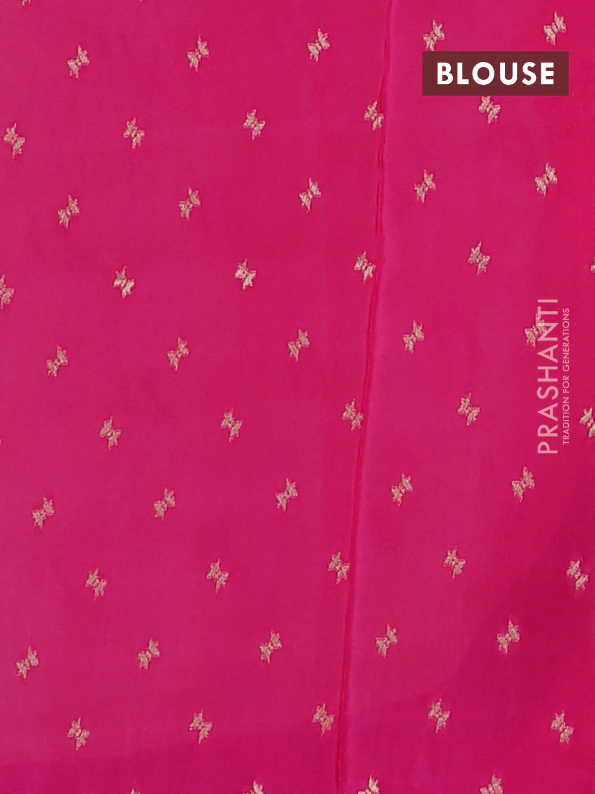 Semi mysore silk saree off white violet and pink with zari woven buttas and rettapet zari woven border - Image 4