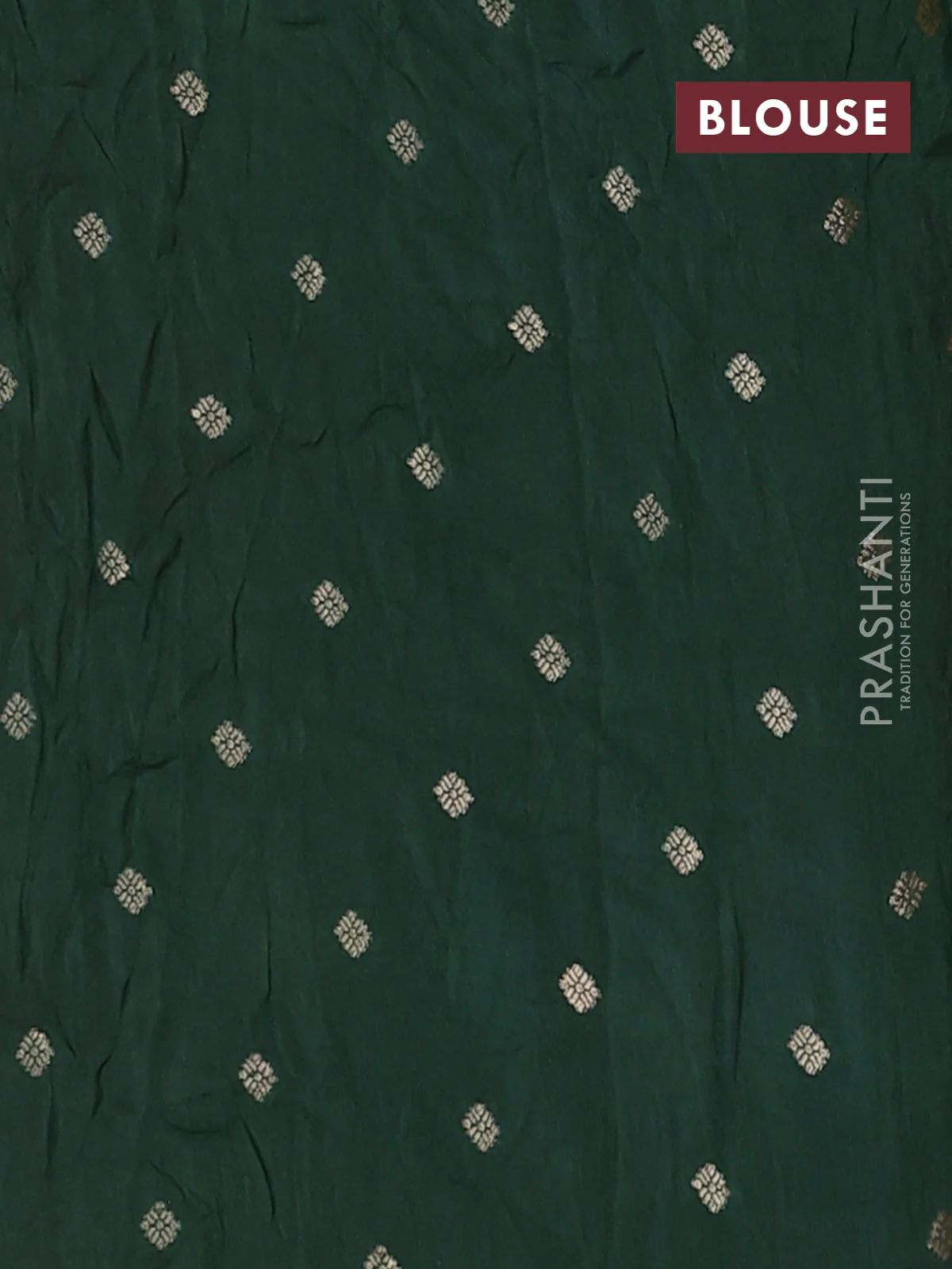 Semi mysore silk saree pink and green with half & half style and long zari woven border - Image 4