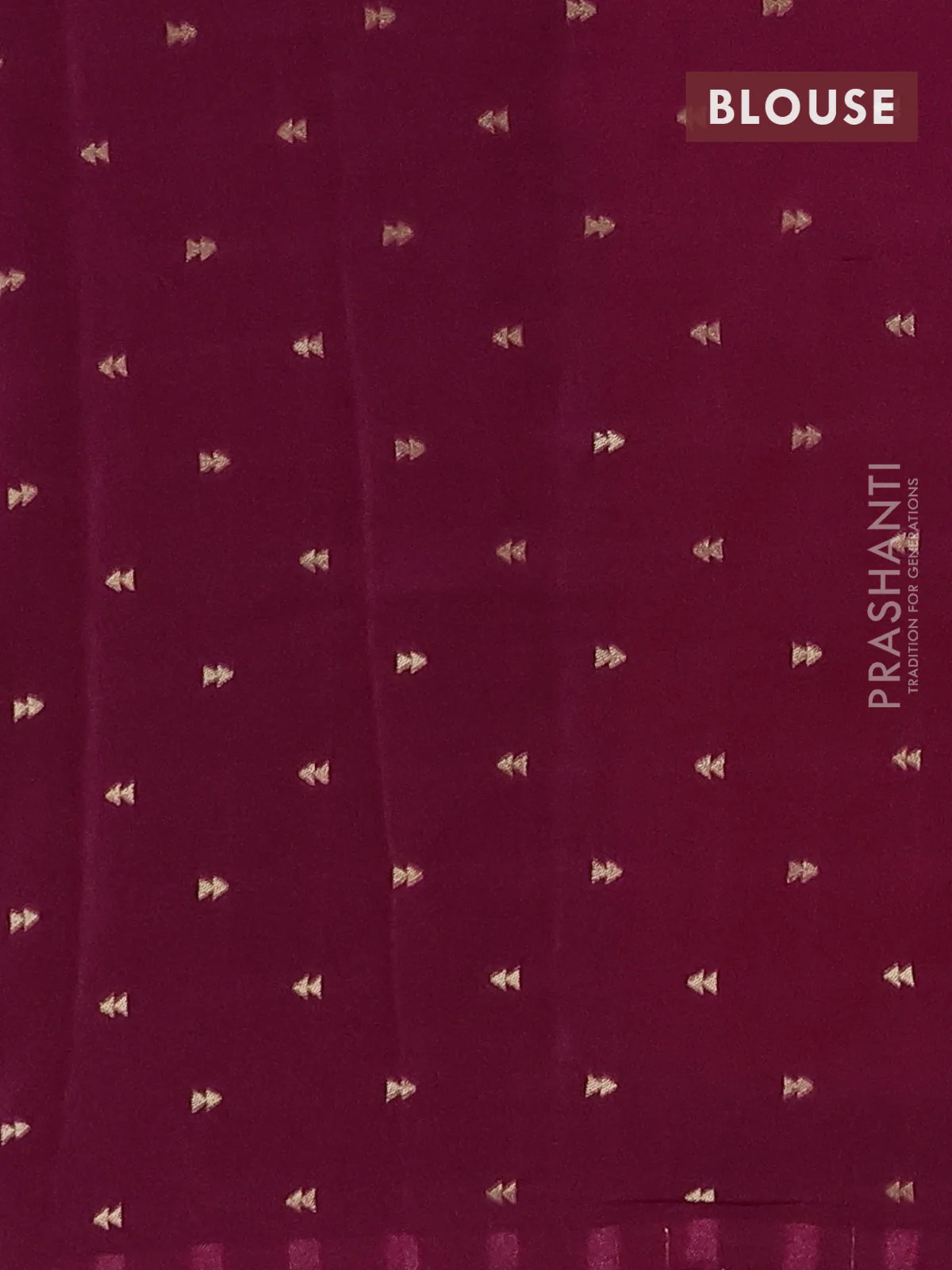 Semi mysore silk saree pink and purple with zari woven buttas and rettapet zari woven border - Image 4