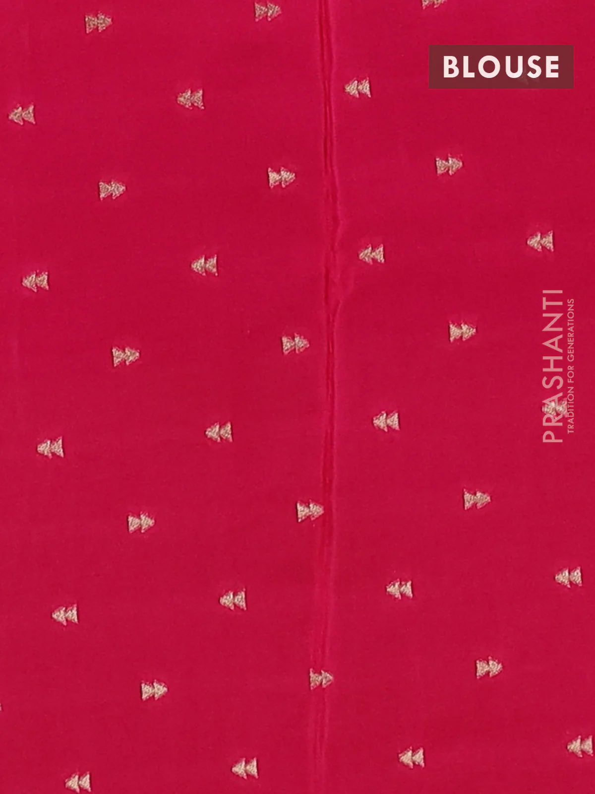 Semi mysore silk saree pink with plain body and long annam zari woven border - Image 4