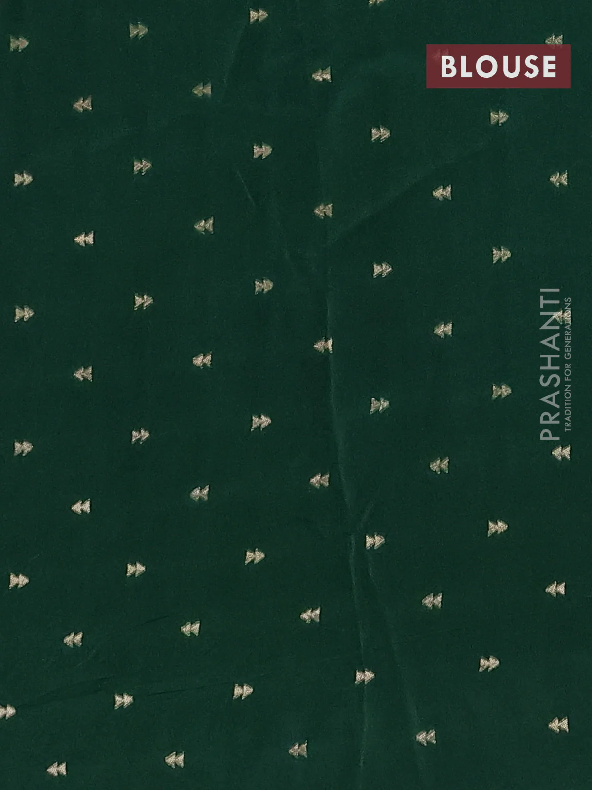 Semi mysore silk saree sandal and green with half & half style and long zari woven border - Image 4