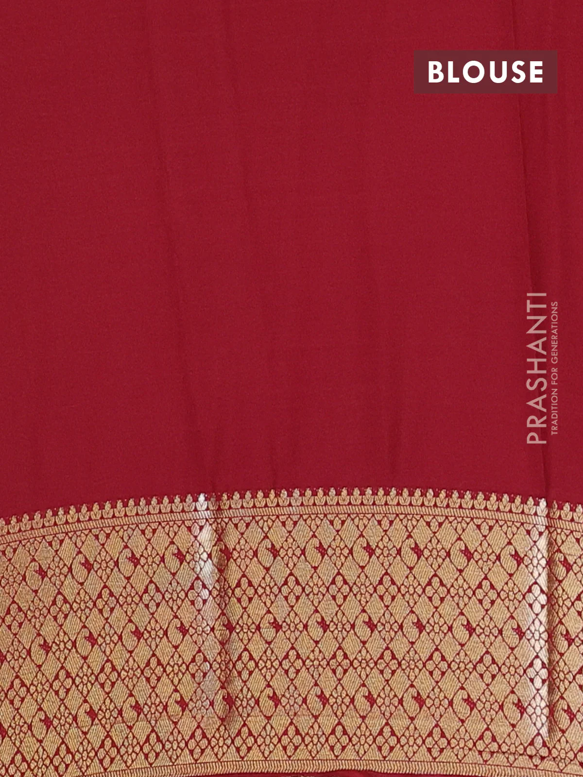 Semi mysore silk saree sandal and maroon with allover zari weaves and zari woven border - Image 4