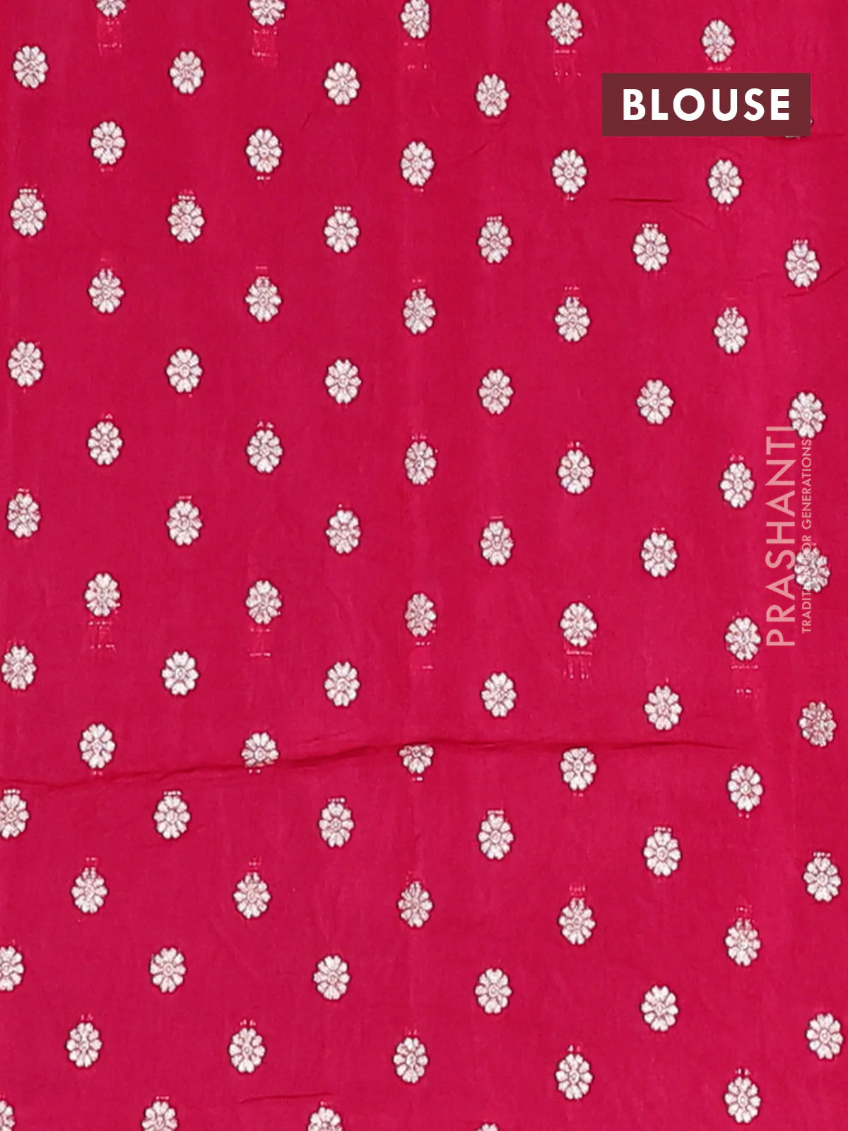 Semi mysore silk saree violet and pink with half & half style and long zari woven border - Image 4
