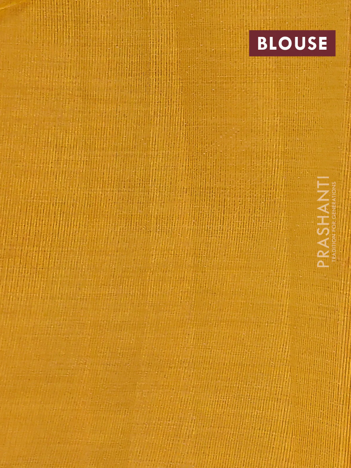 Semi raw silk saree mustard yellow with zari woven buttas and zari woven border - Image 4