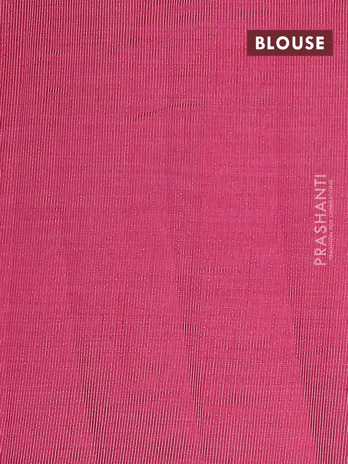 Semi raw silk saree pink with zari woven buttas and zari woven border - Image 4
