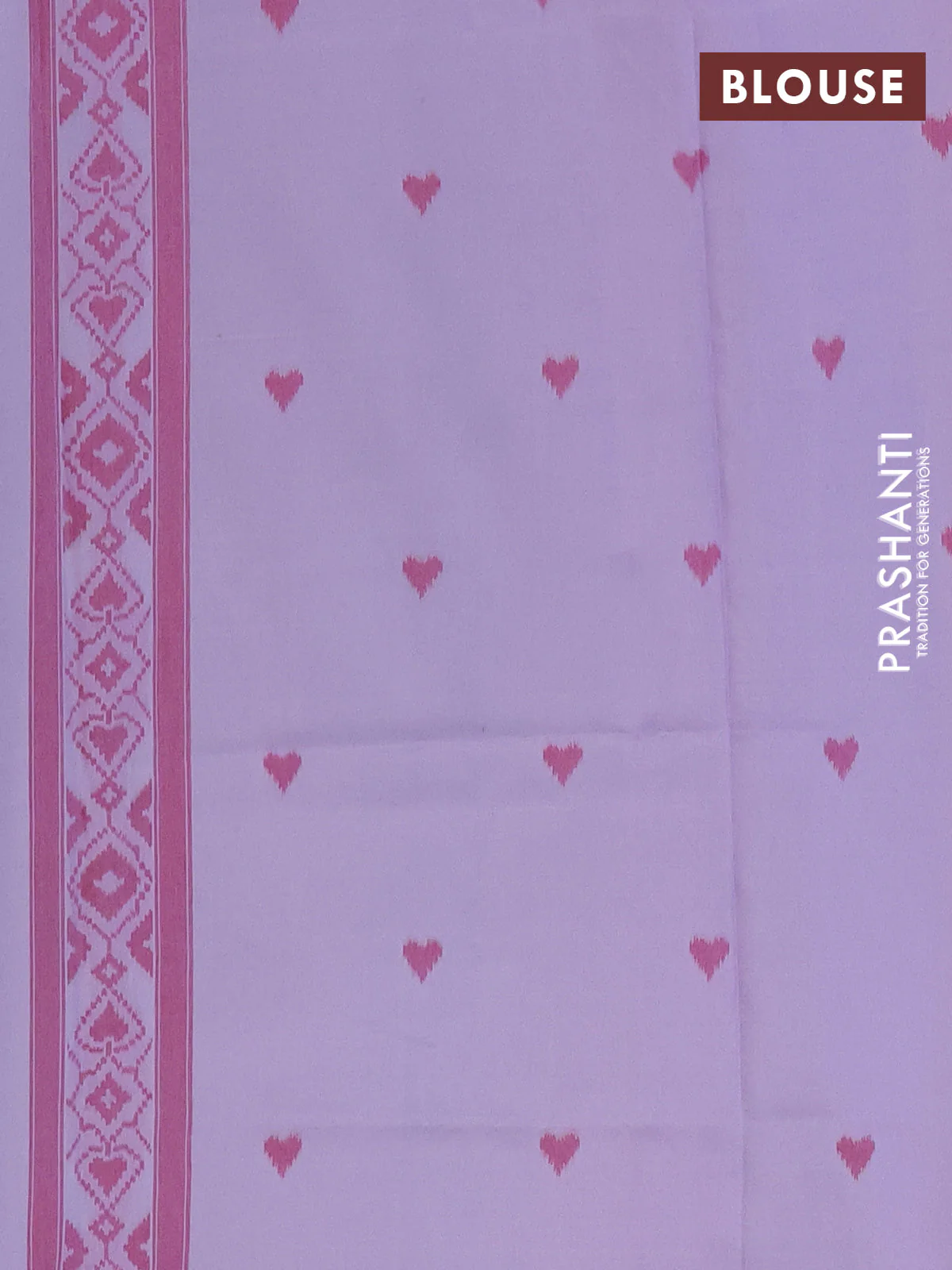 Semi sambalpuri silk saree teal green shdade and lavender with allover ikat weaves and thread woven border - Image 4