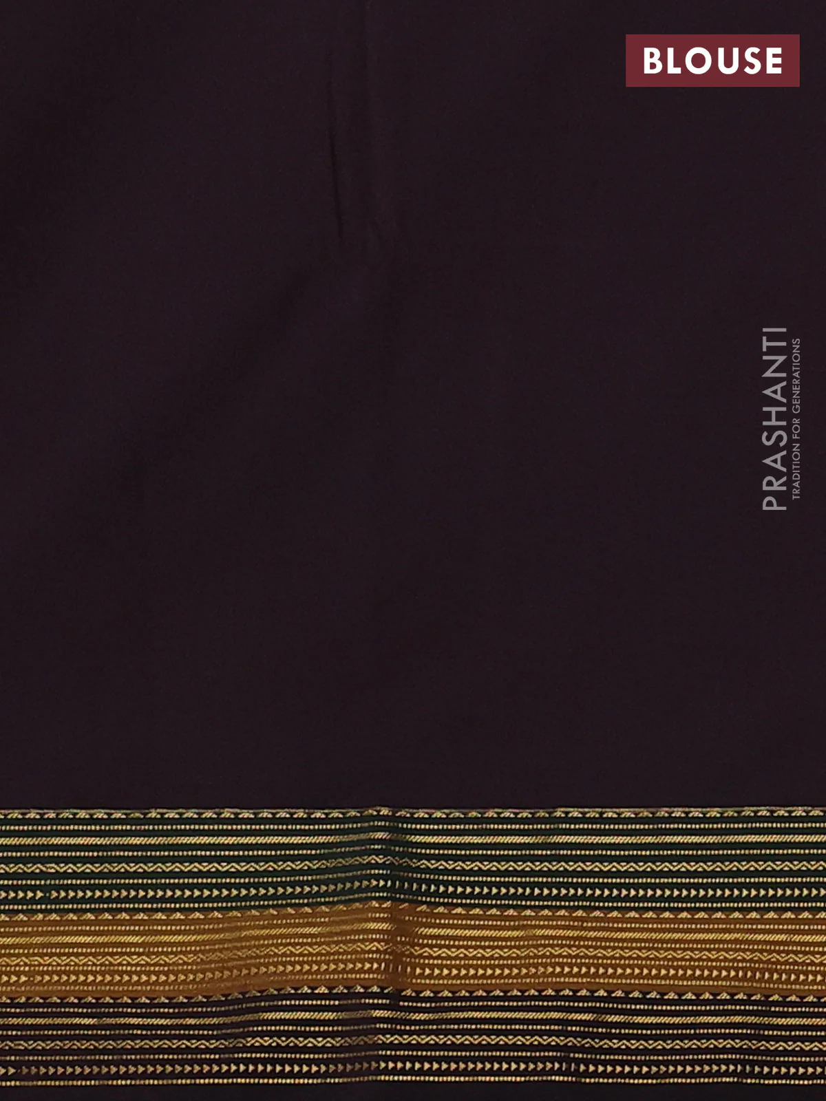 Semi soft silk saree bottle green and coffee brown with allover zari woven buttas and zari woven korvai border - Image 3