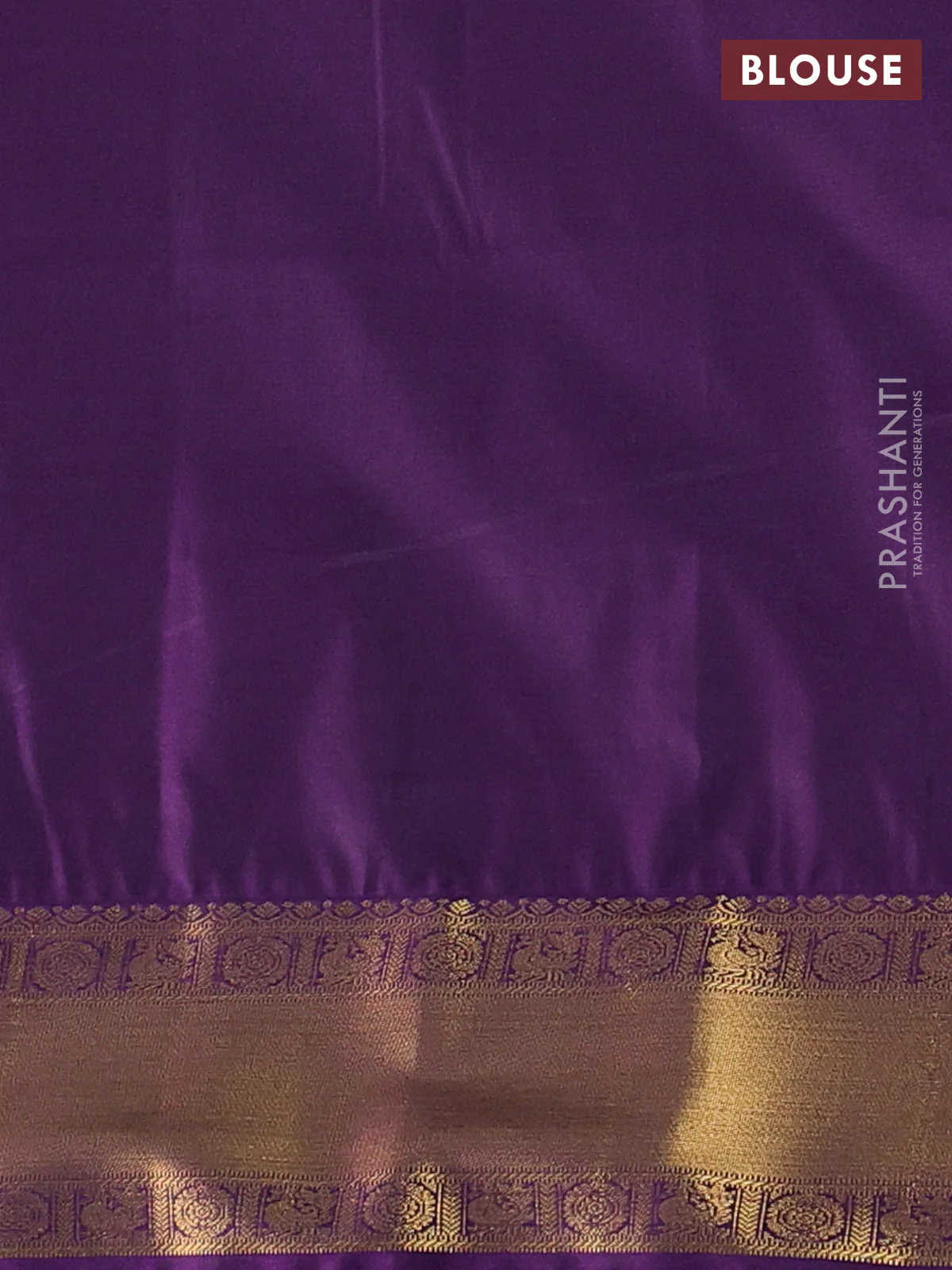 Semi soft silk saree elaichi green and purple with allover zari woven buttas and zari woven border - Image 3