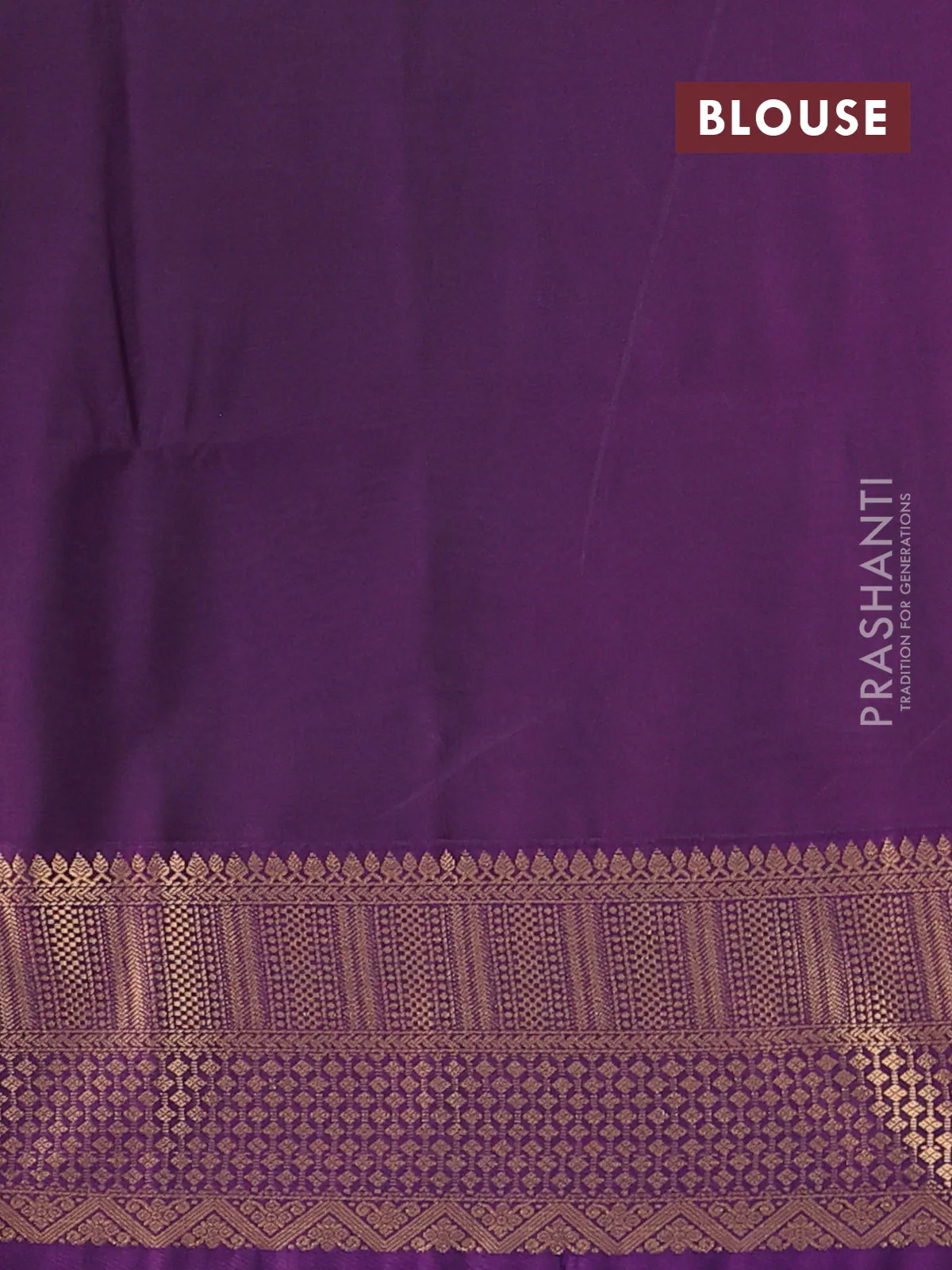 Semi soft silk saree green and purple with zari woven buttas and zari woven border - Image 3