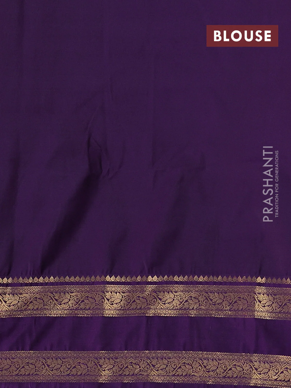 Semi soft silk saree light green and purple with allover zari woven buttas and rettapet zari woven border - Image 3