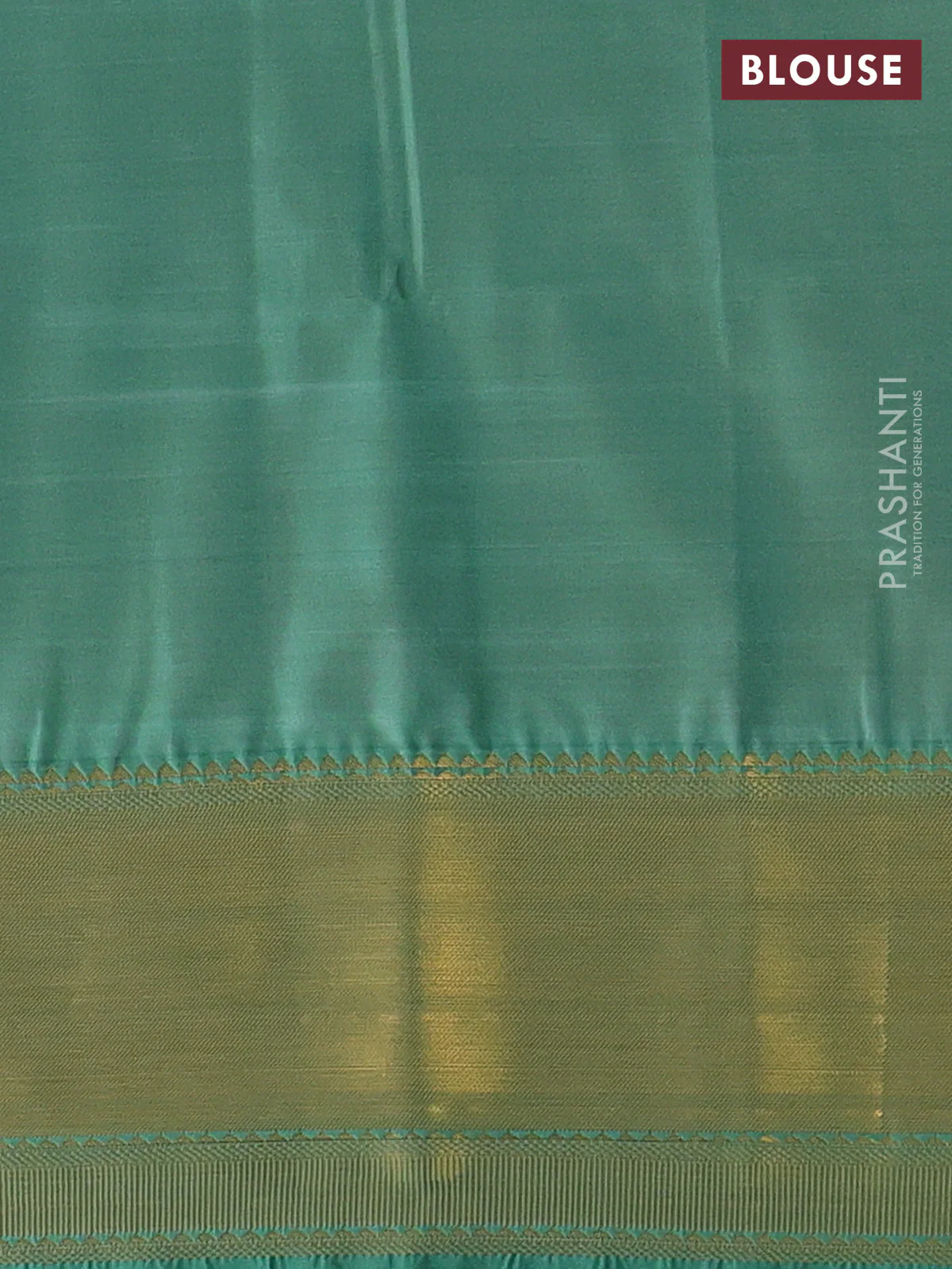 Semi soft silk saree mauve pink and green with allover zari weaves & buttas and zari woven border - Image 3