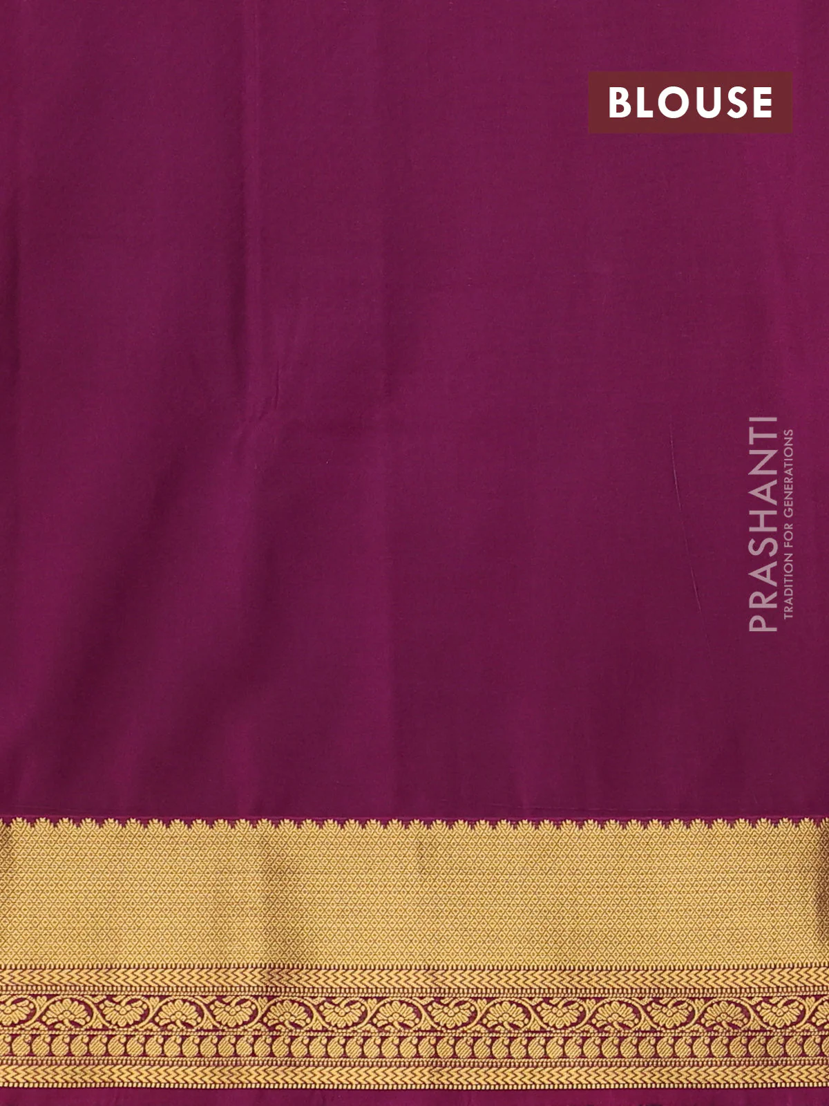 Semi soft silk saree mehendi green and magenta pink with allover zari woven buttas and zari woven korvai border - Image 3