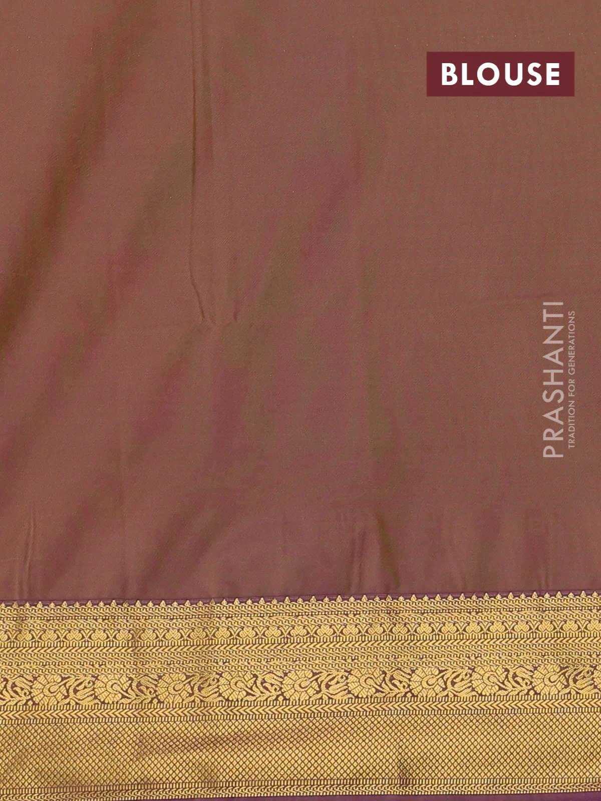 Semi soft silk saree mustard yellow and dual shade of purple with allover zari weaves & buttas and zari woven border - Image 3