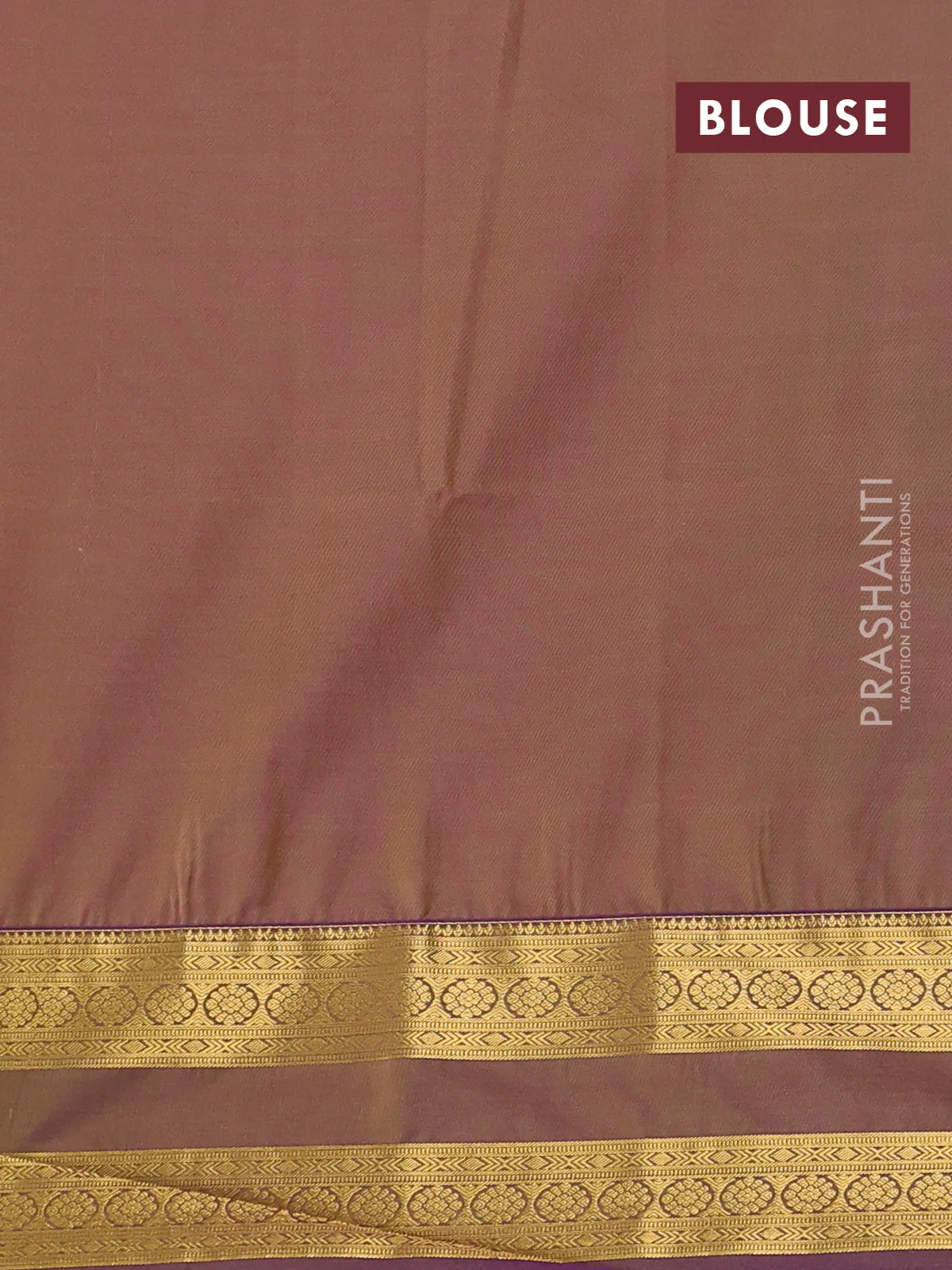 Semi soft silk saree mustard yellow and dual shade of purple with allover zari woven buttas and zari woven korvai border - Image 3