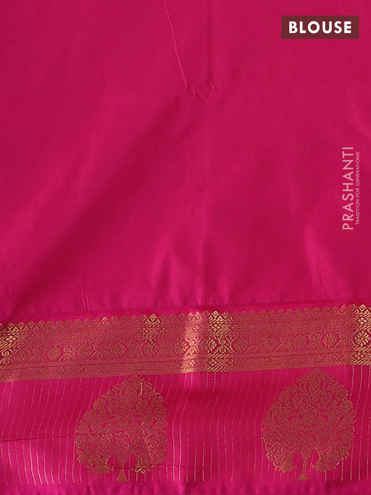 Semi soft silk saree pale yellow and pink with allover zari woven buttas and zari woven korvai border - Image 3